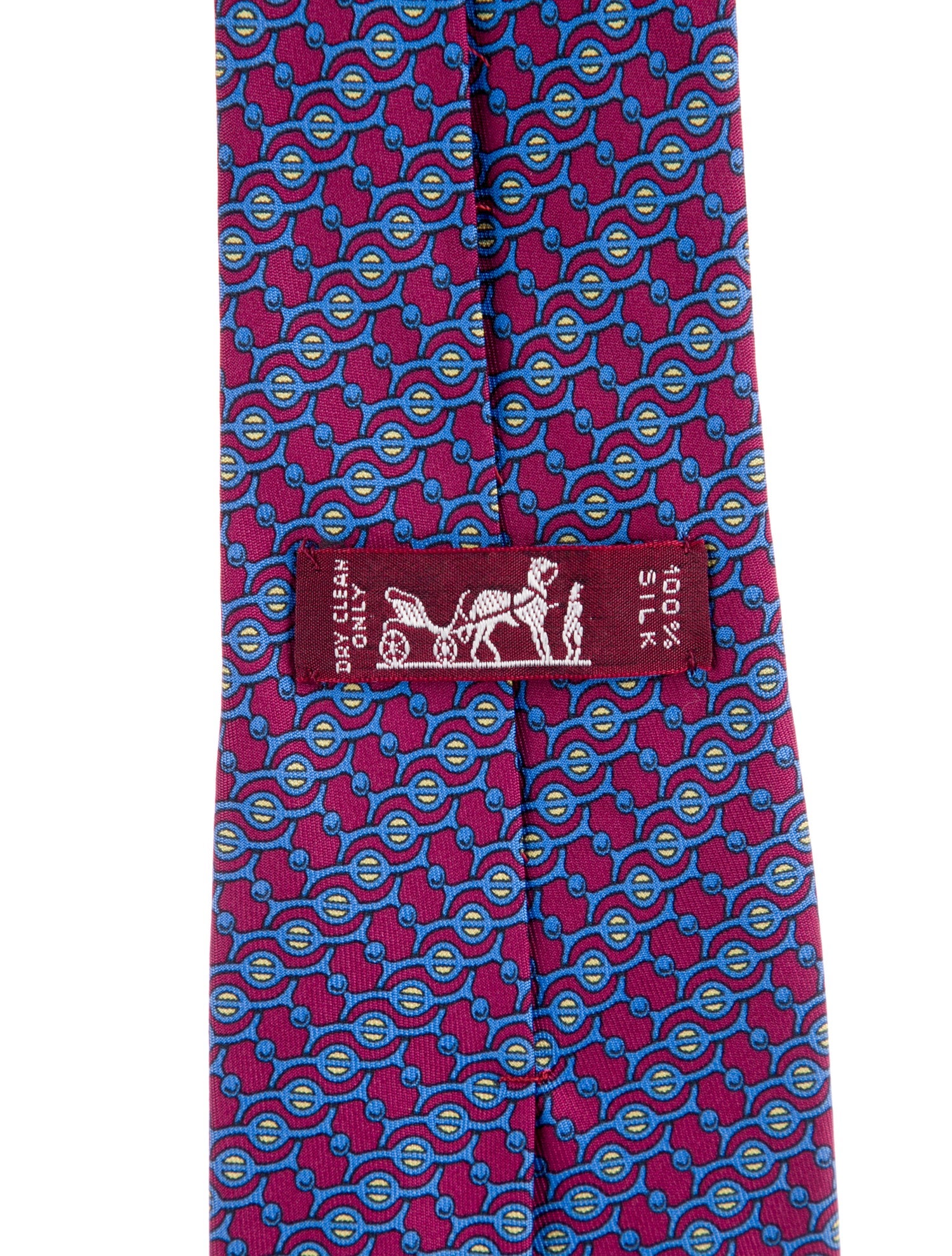 Hermès Printed Silk Tie