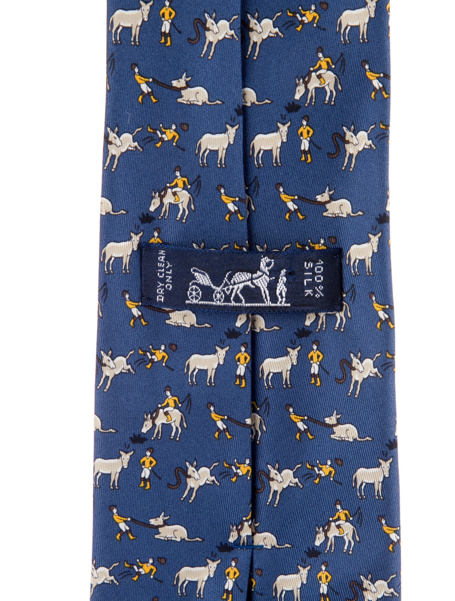 Hermès Printed Silk Tie
