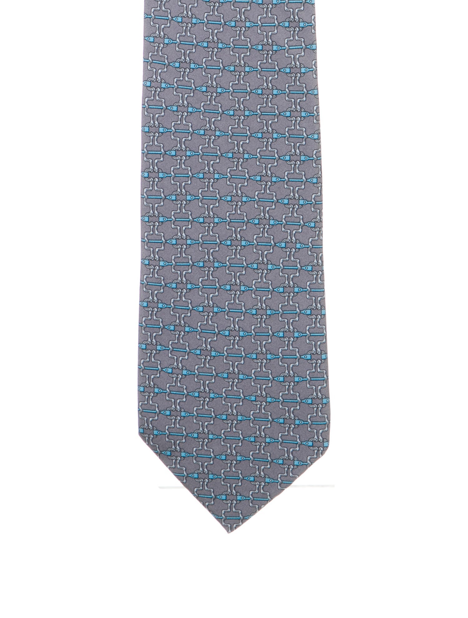 Hermès Printed Silk Tie