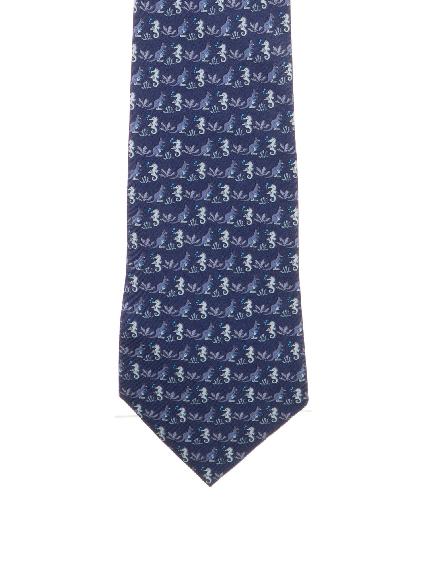 Hermès Printed Silk Tie