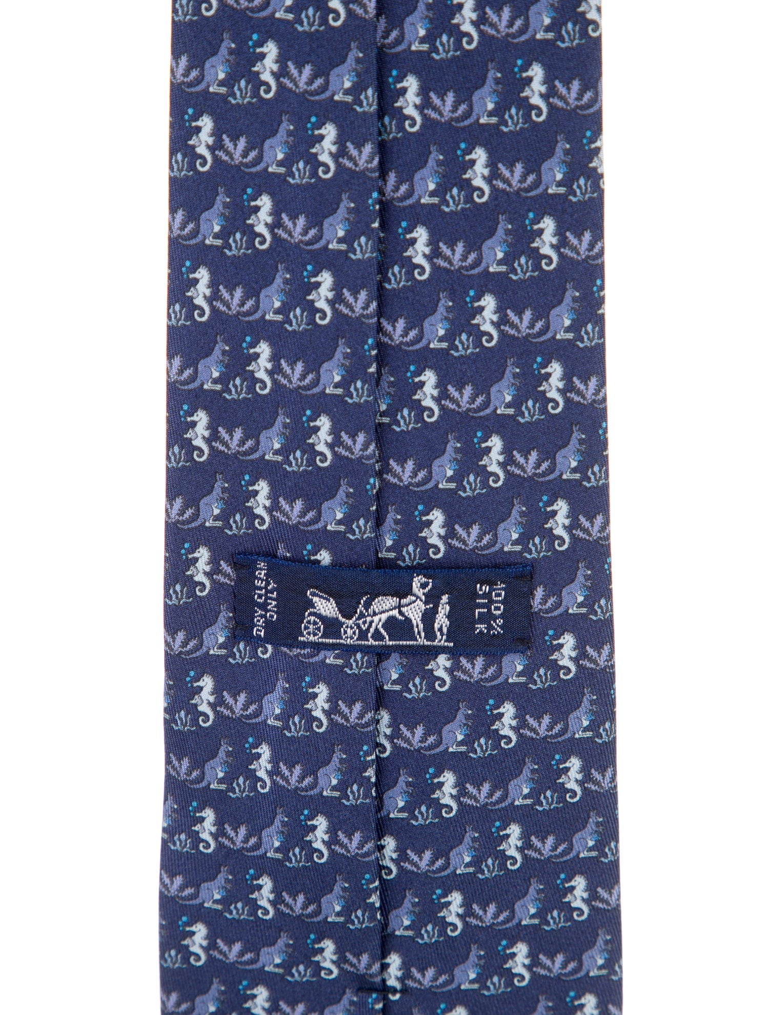 Hermès Printed Silk Tie