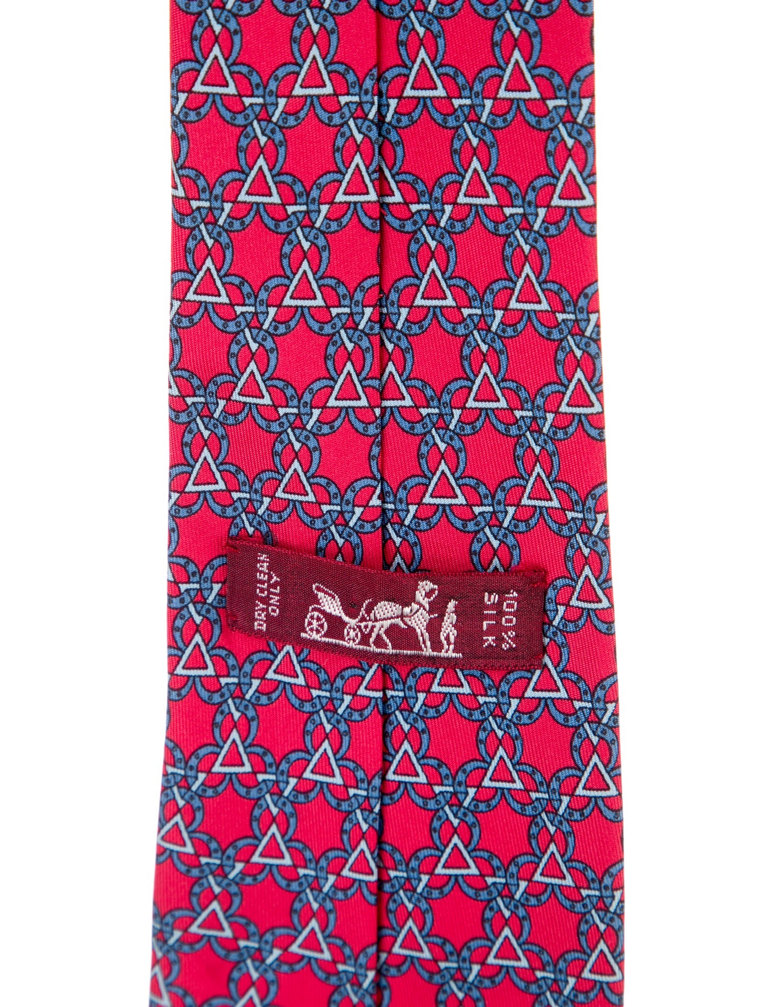 Hermès Printed Silk Tie
