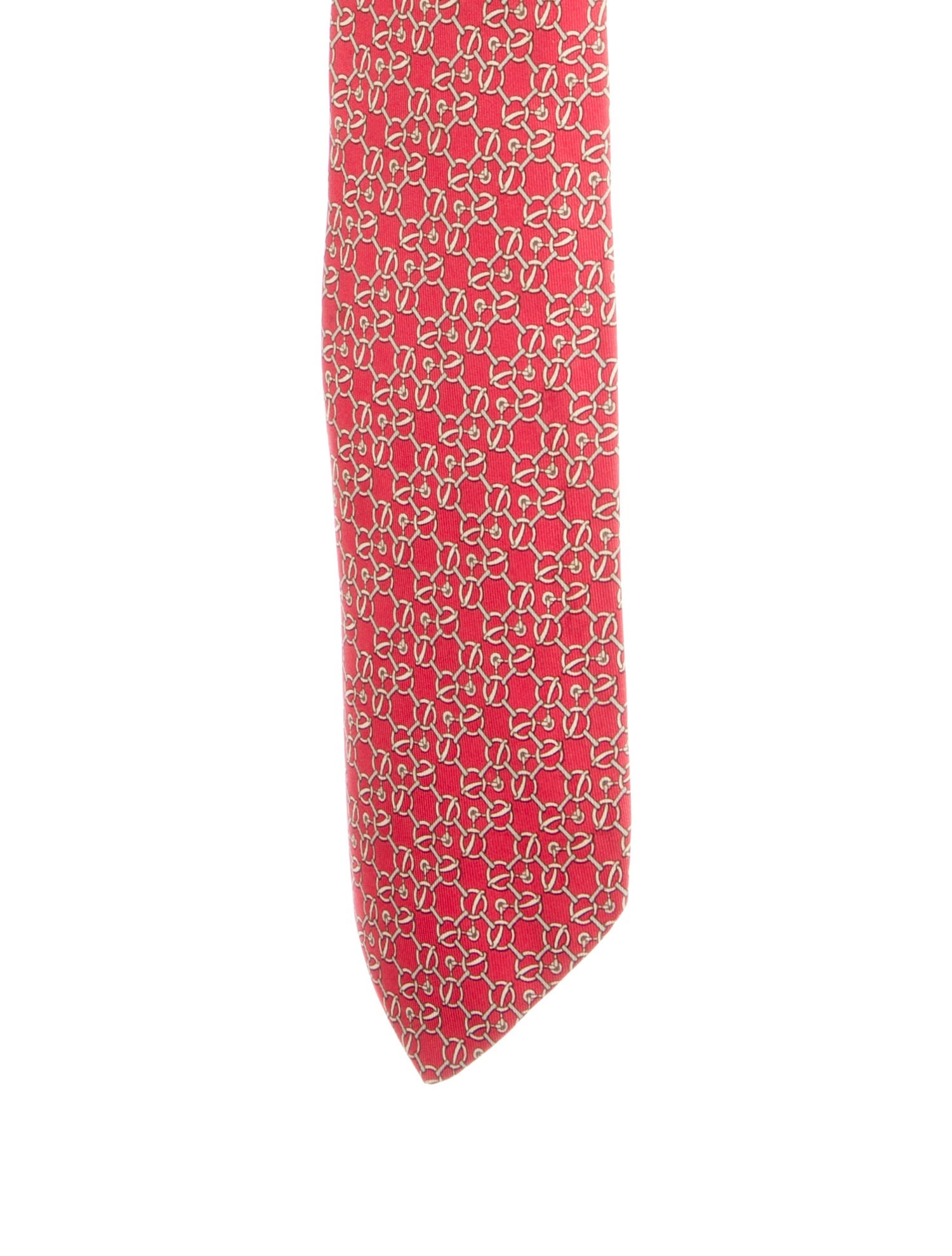 Hermès Printed Silk Tie