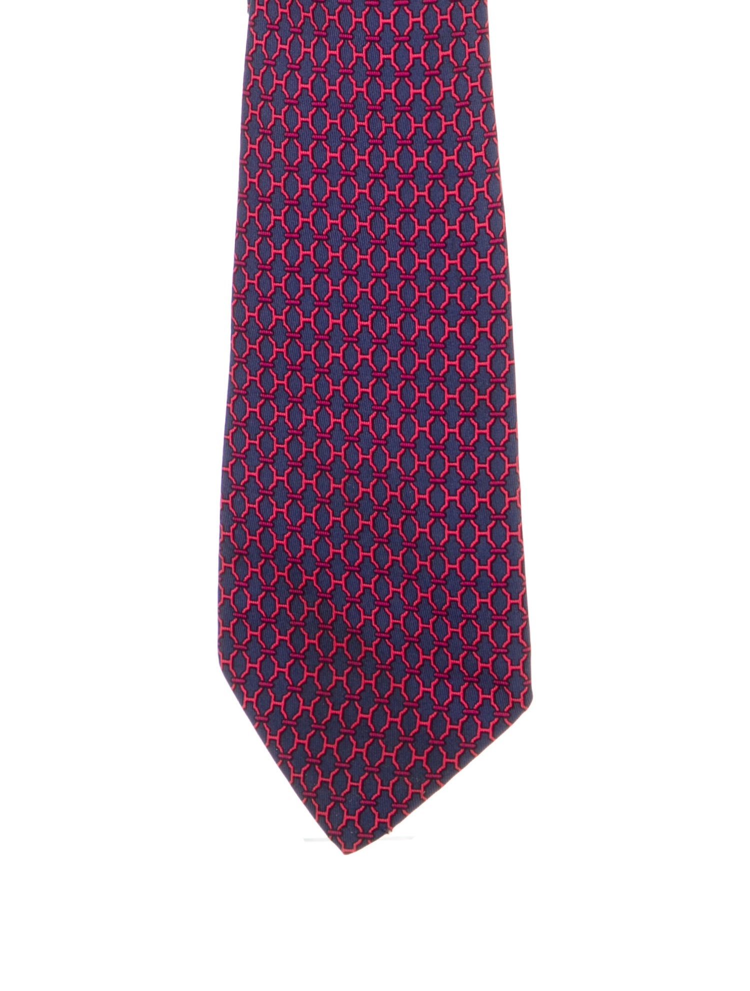 Hermès Printed Silk Tie