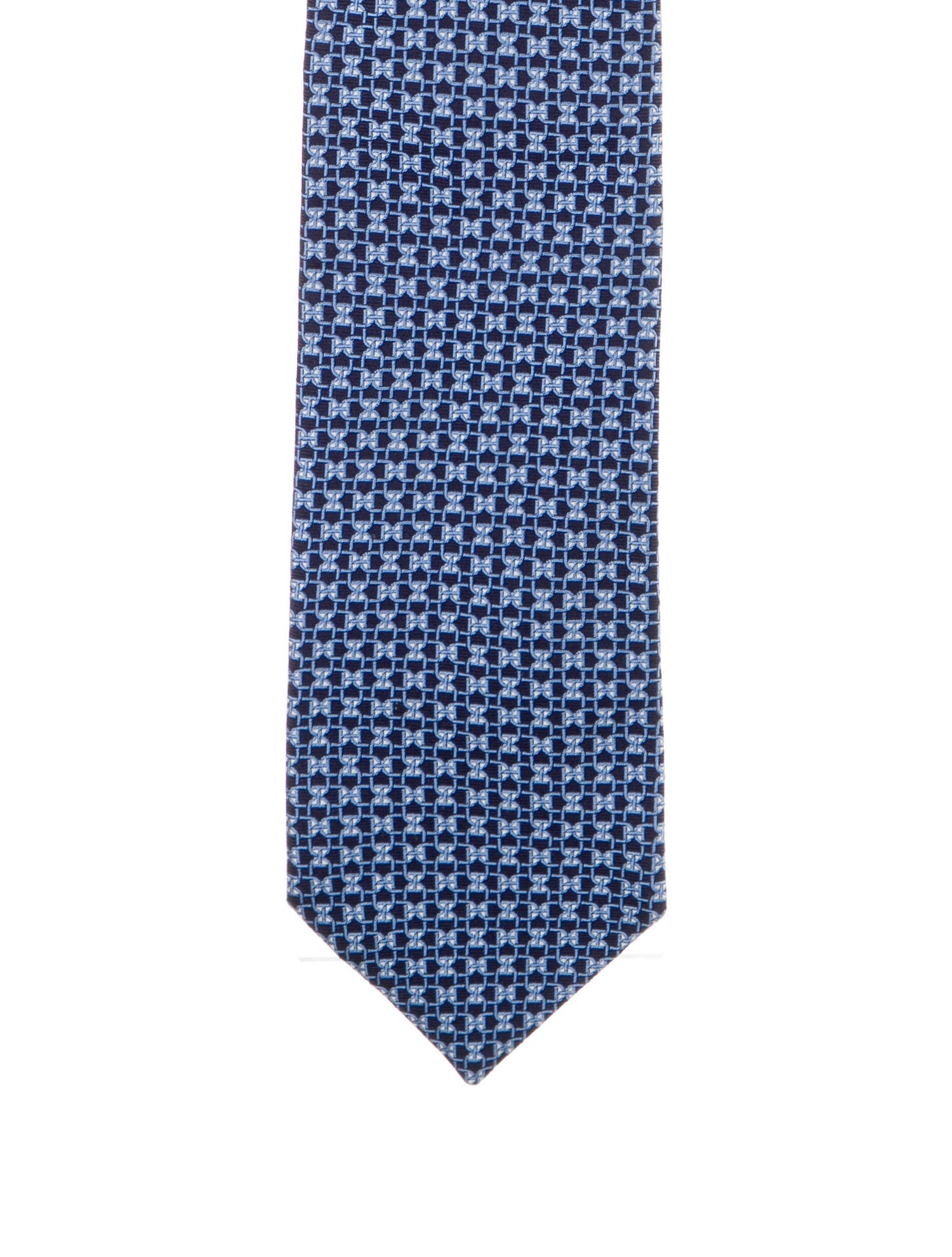 Hermès Printed Silk Tie