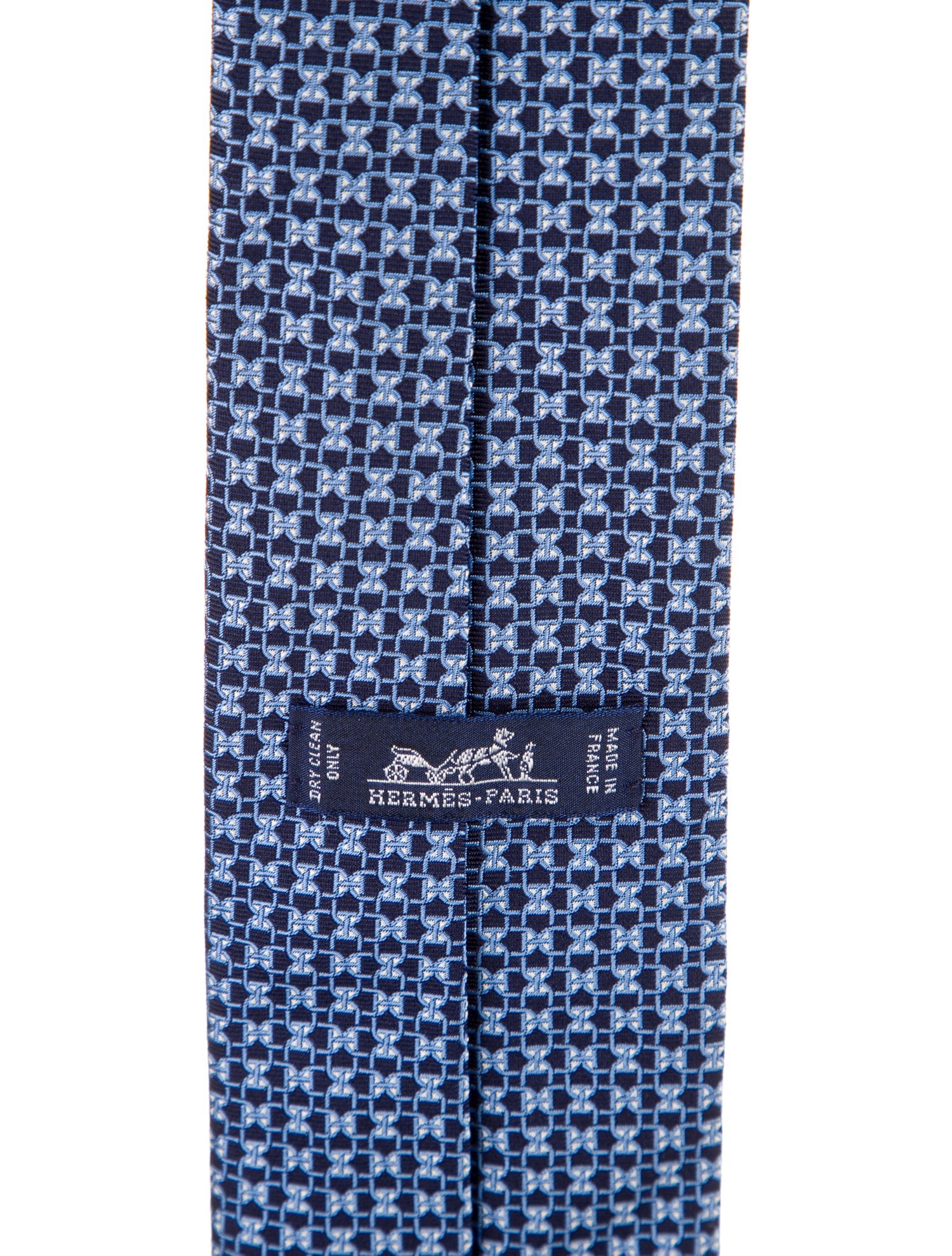 Hermès Printed Silk Tie