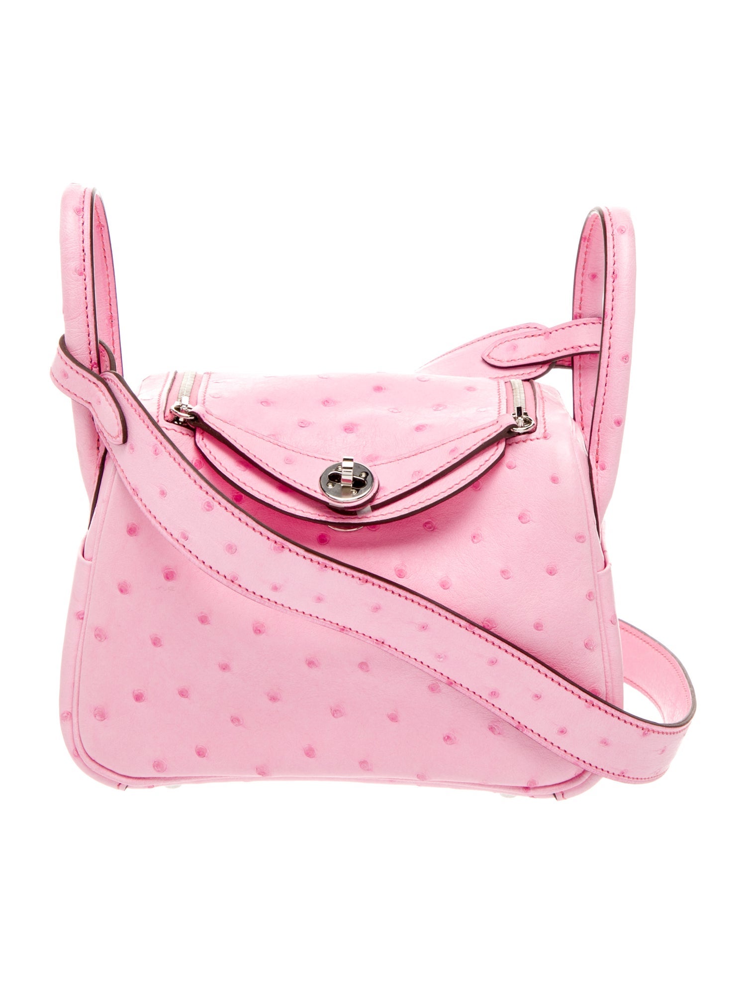 Hermès 2024 Ostrich Mini Lindy 20