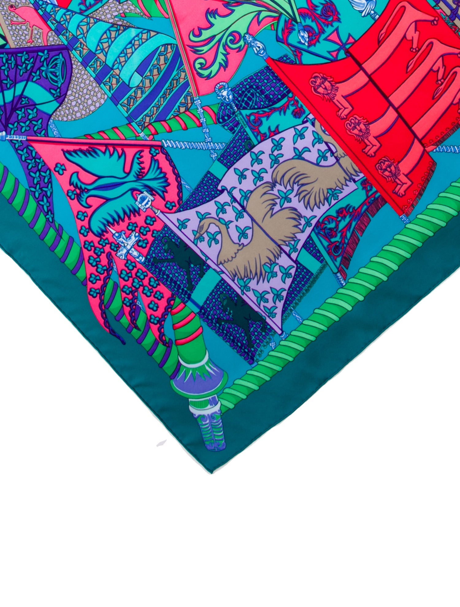 Hermès Etendards et Bannieres Silk Scarf