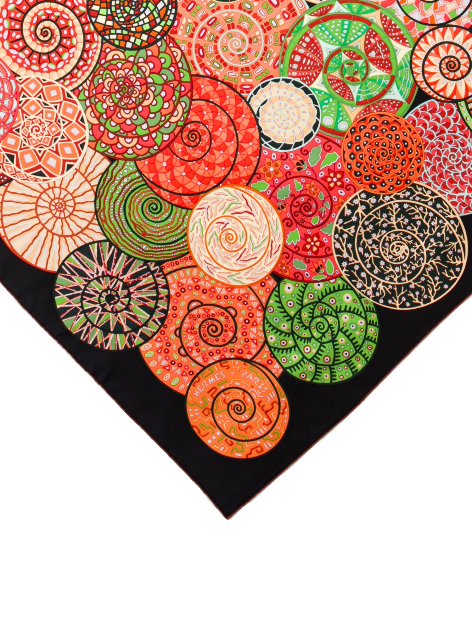 Hermès Reves d'Escargot Silk Scarf