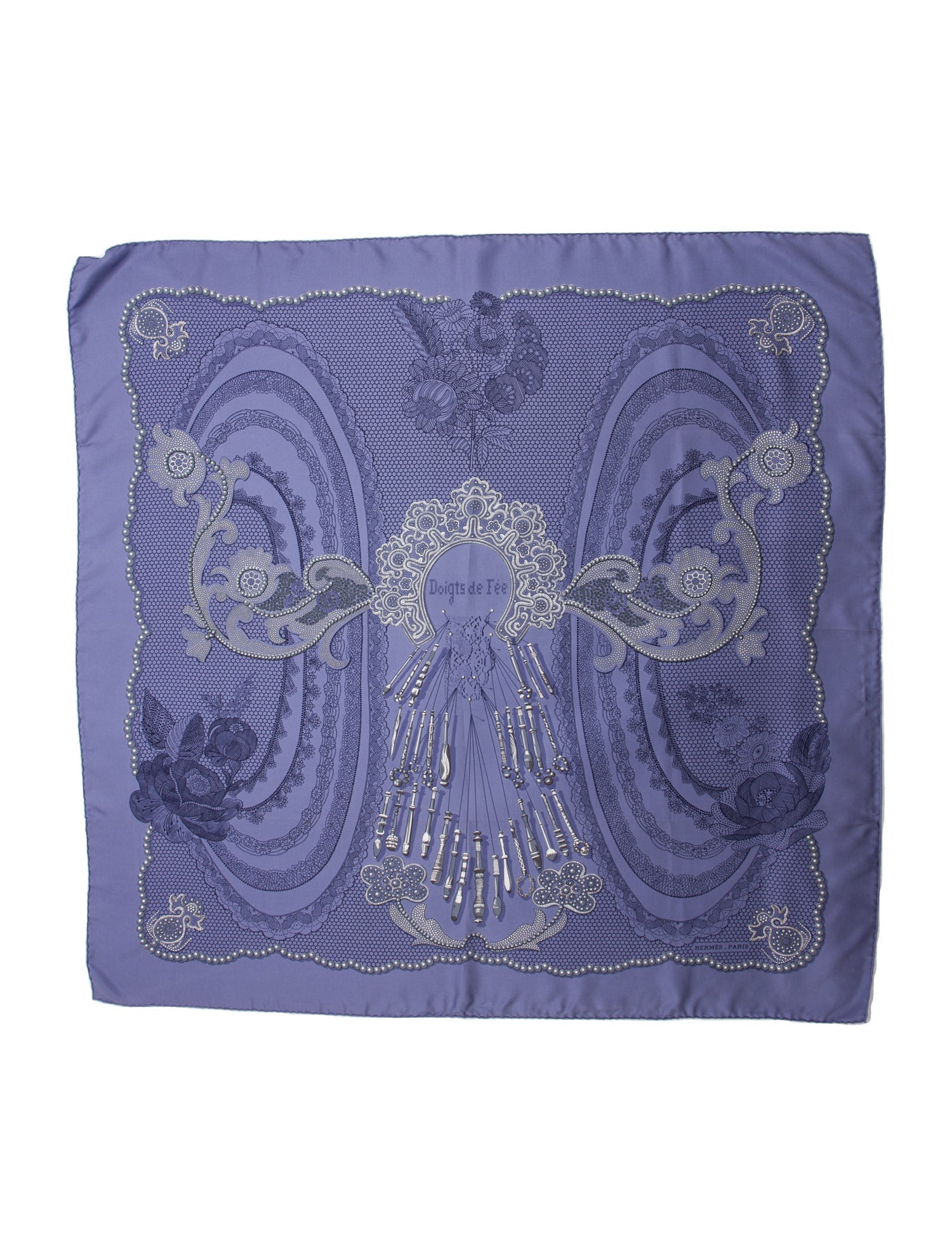Hermès Doigts De Fée Silk Scarf