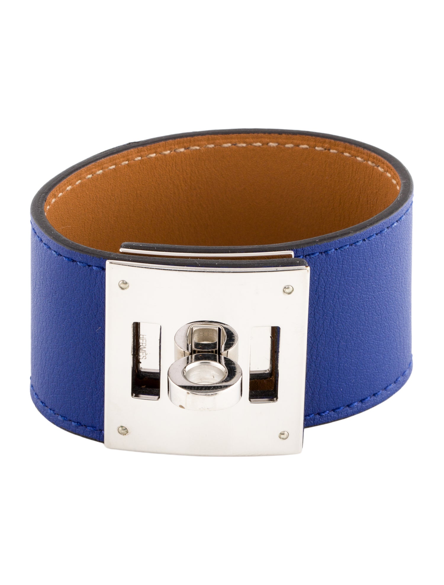 Hermès Leather Kelly Dog Wrap Bracelet