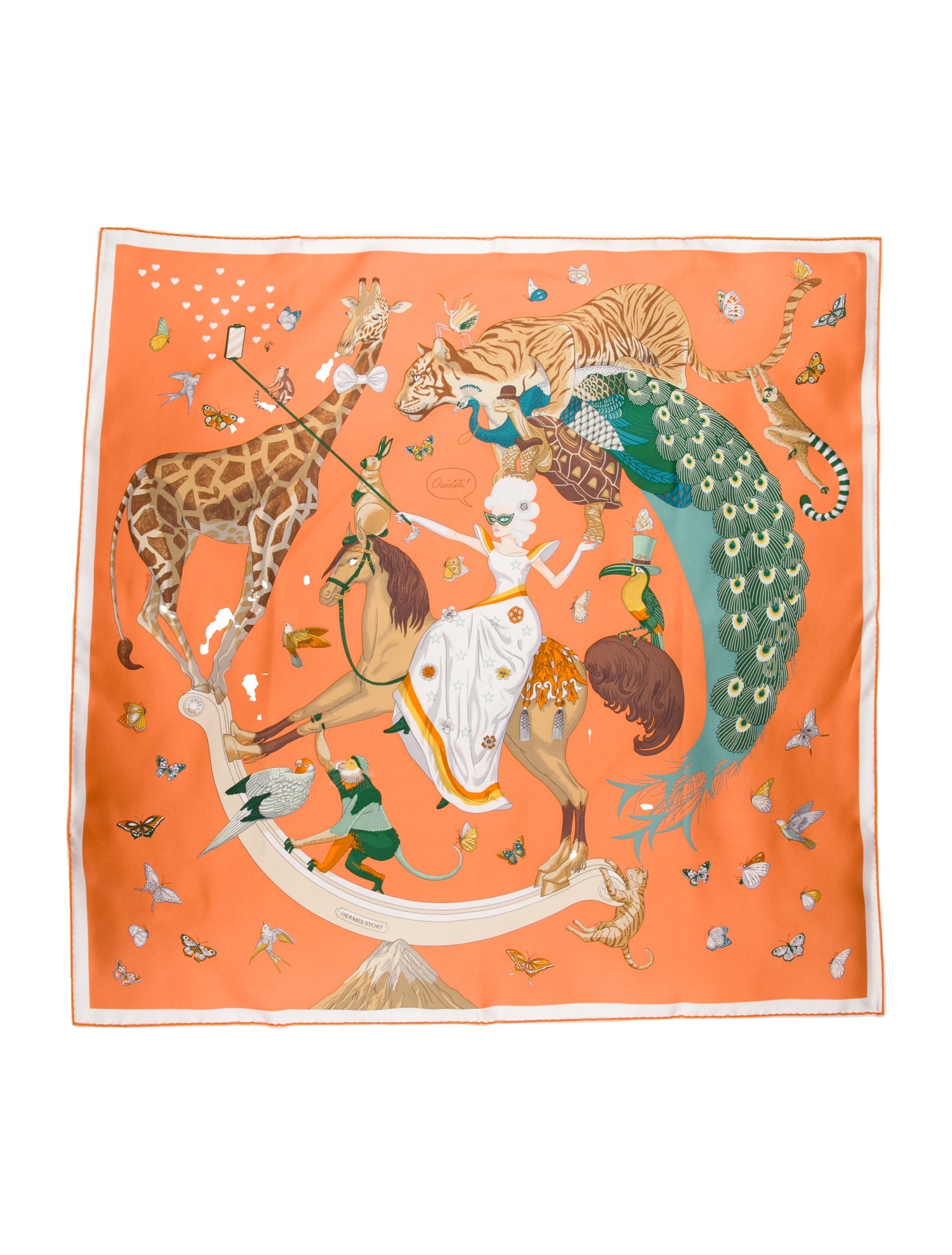 Hermès Story Silk Scarf