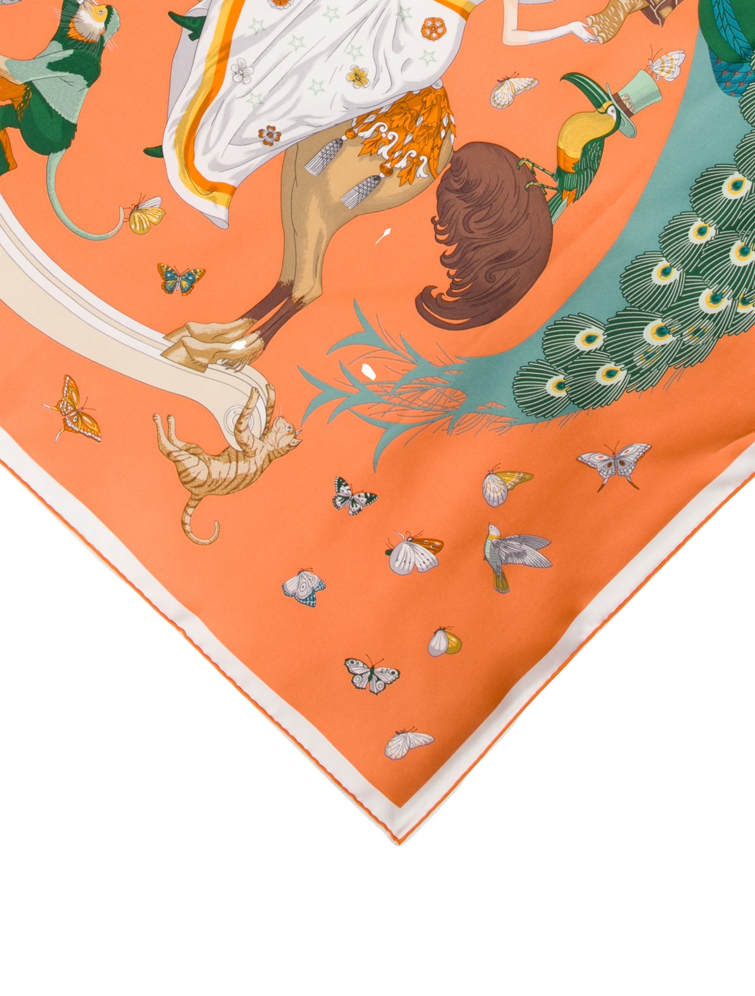 Hermès Story Silk Scarf