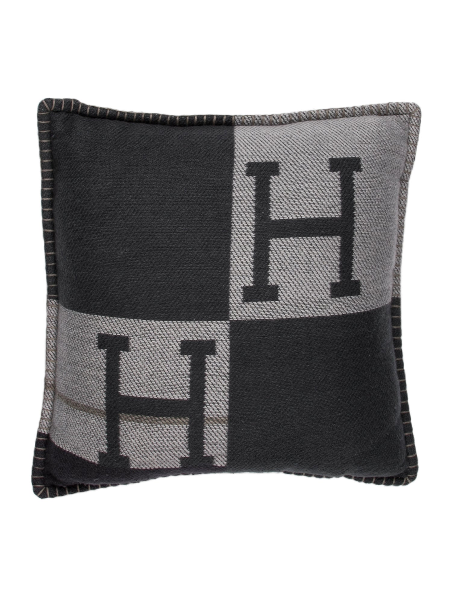 Hermès Avalon Rocabar Cashmere Throw Pillow