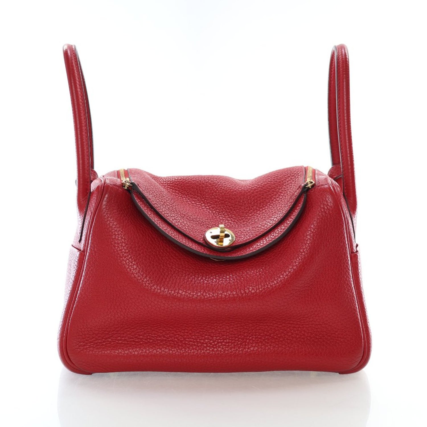 Hermès Clemence Leather Casaque Lindy 26