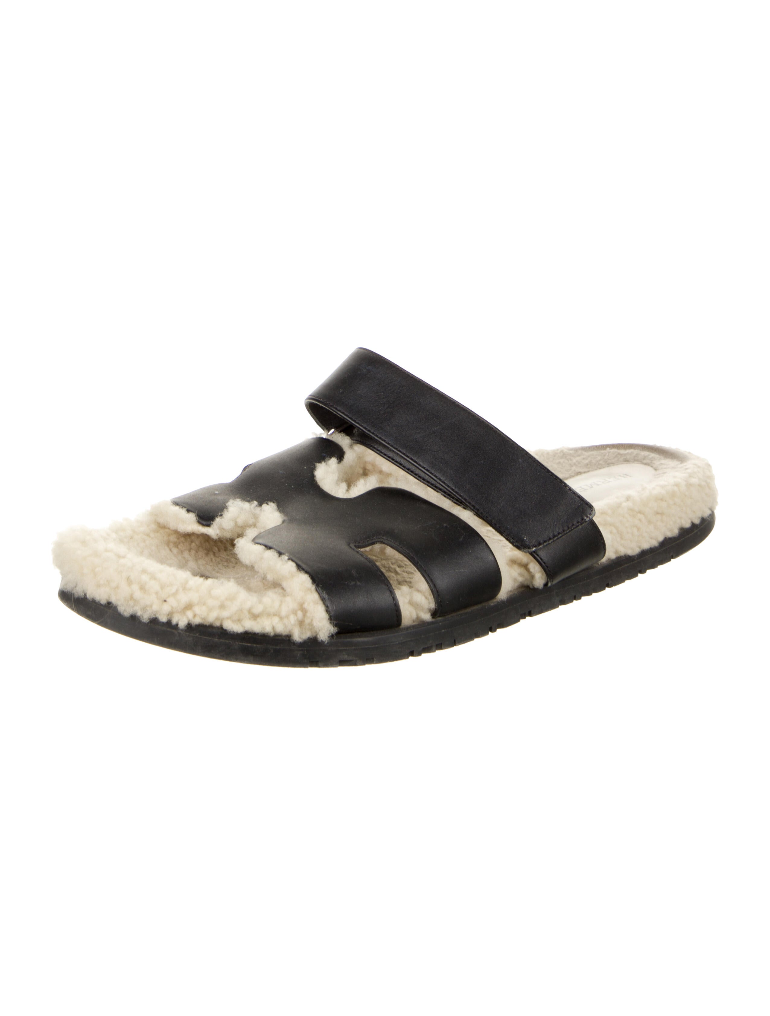 Hermès Chypre Calfskin Slides