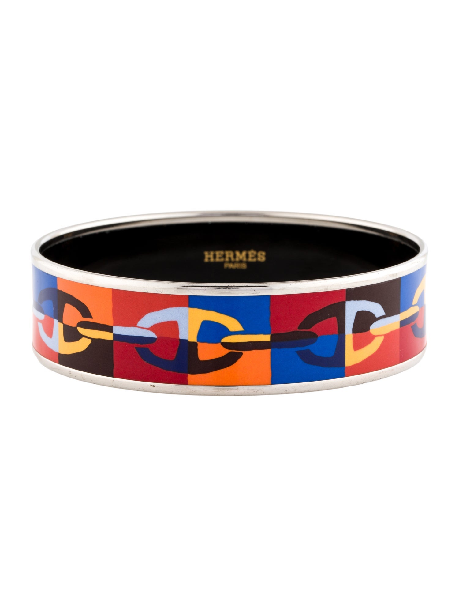 Hermès Wide Enamel Bangle