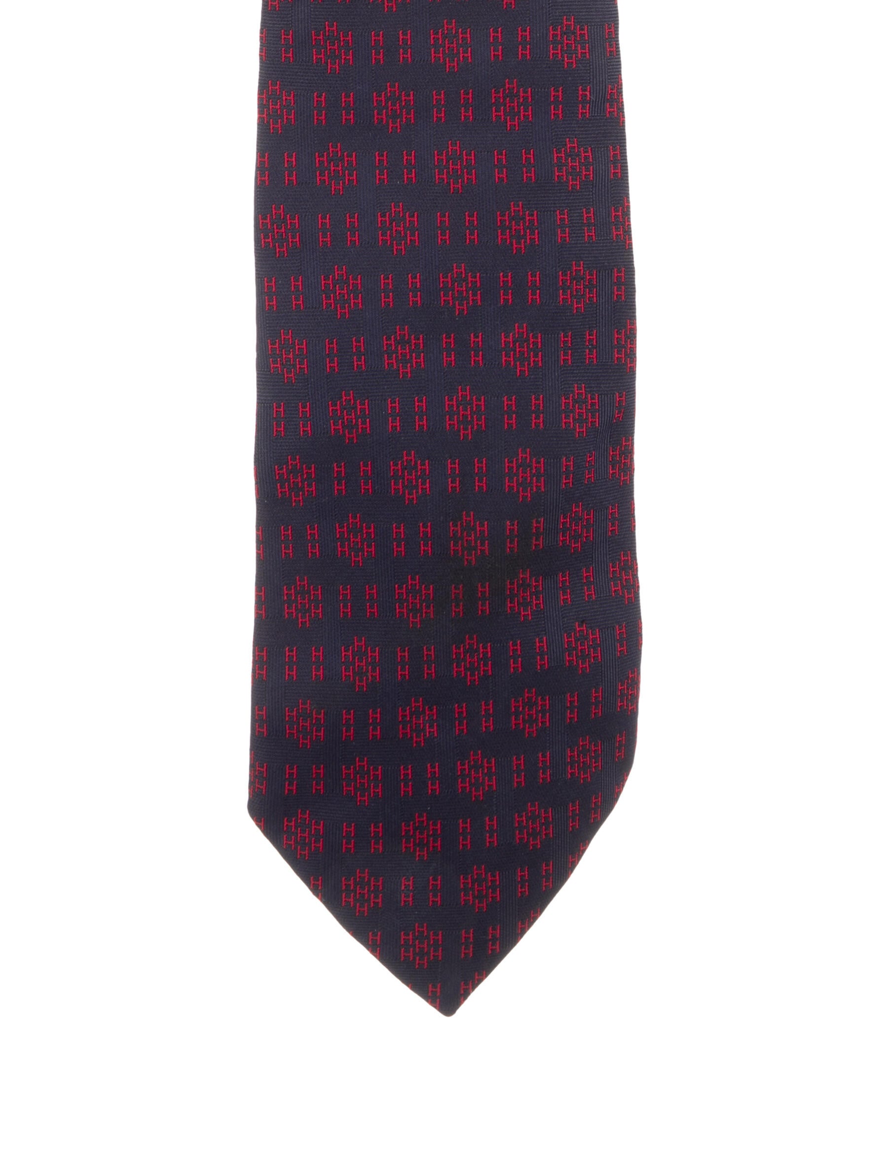 Hermès Silk Printed Tie