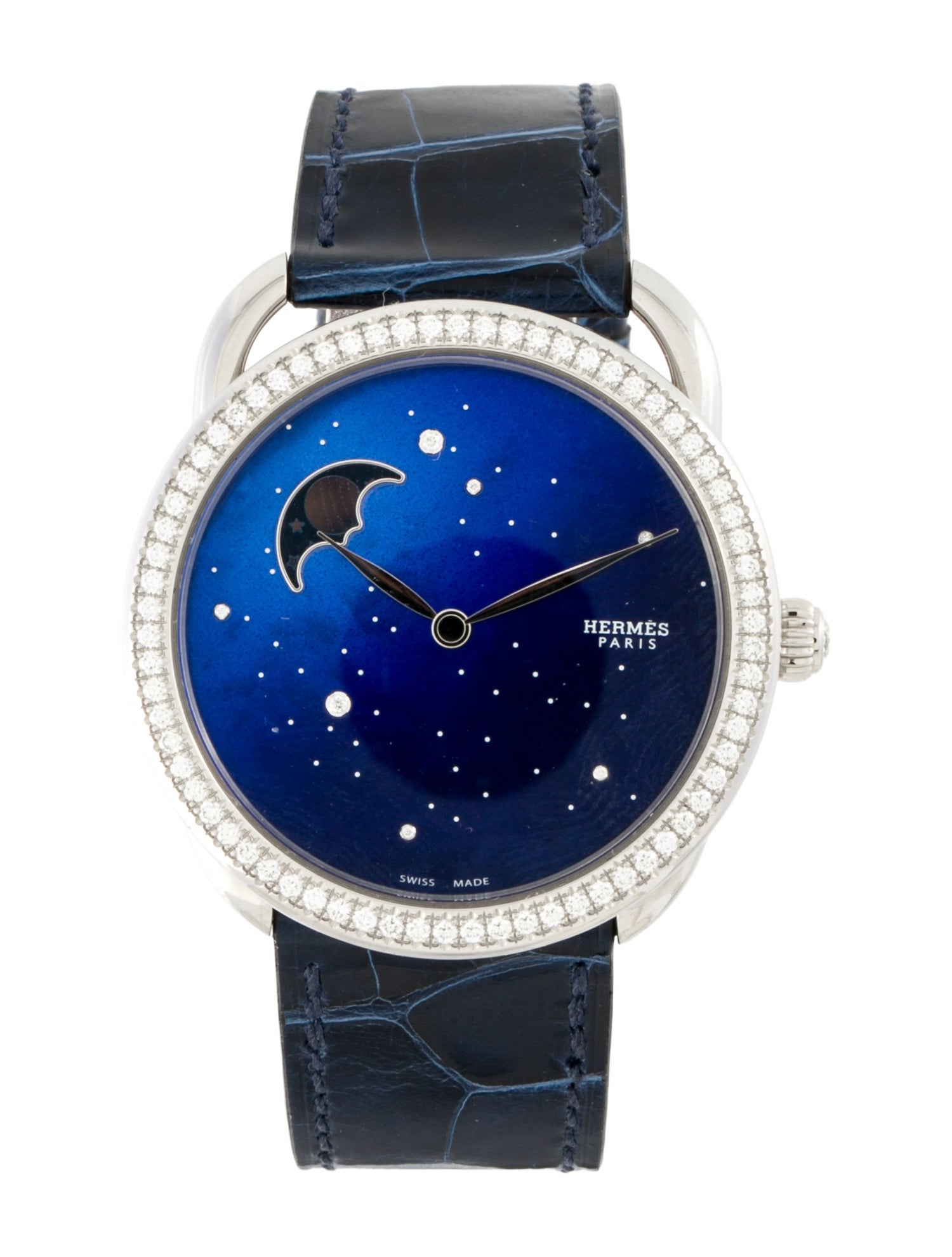 Hermès Arceau Petite Lune ciel étoilé watch