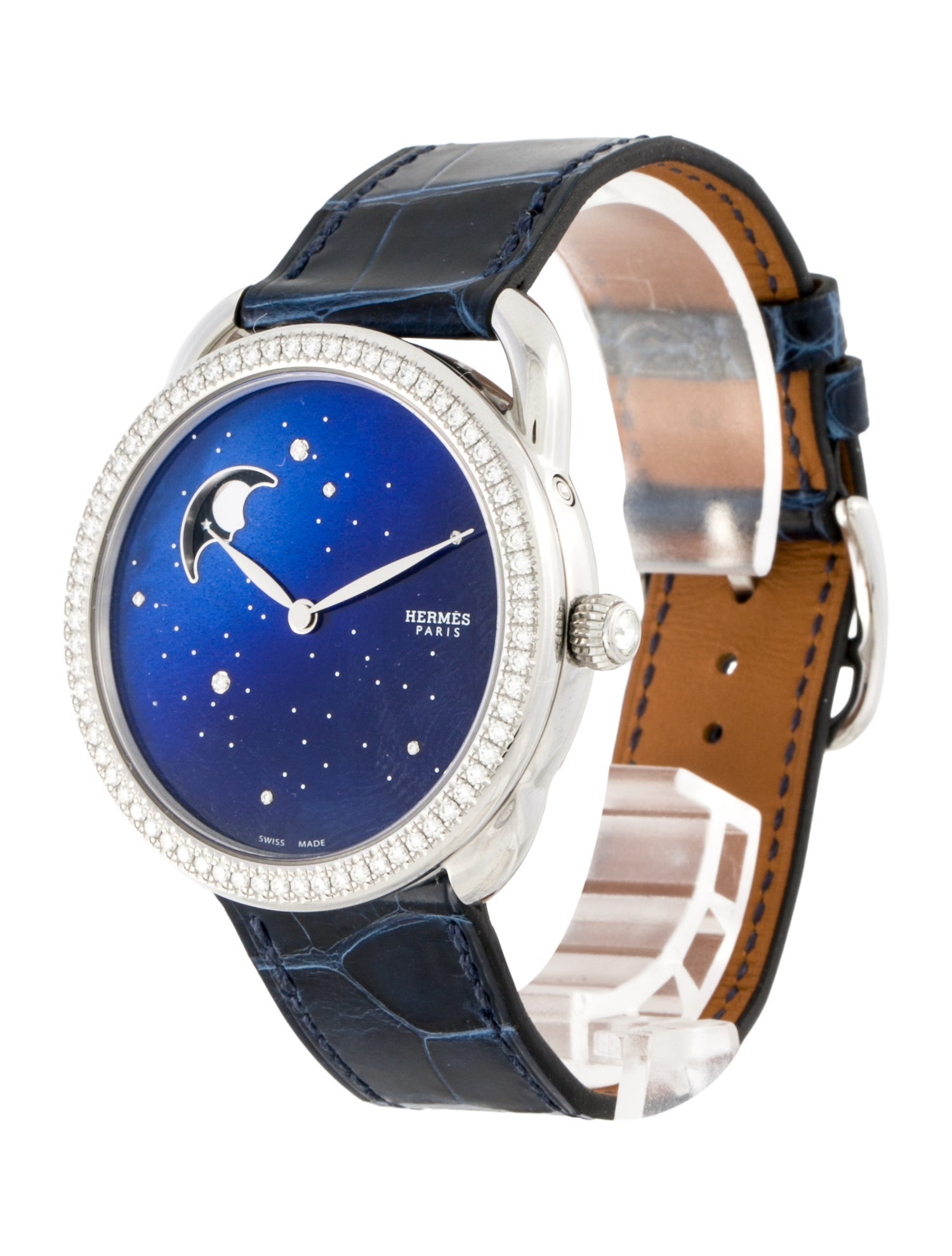 Hermès Arceau Petite Lune ciel étoilé watch