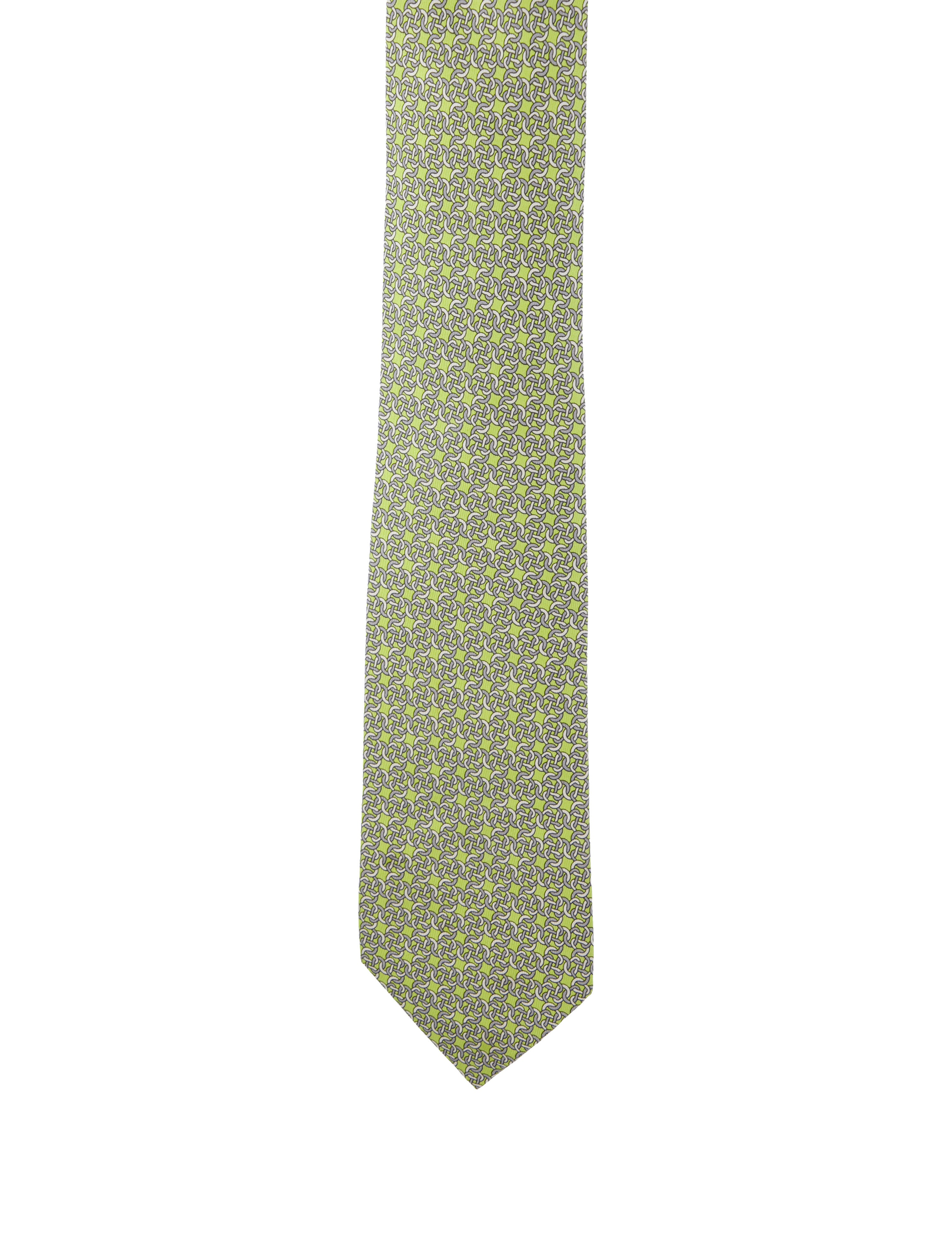 Hermès Silk Pattern Tie