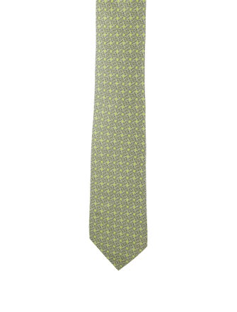 Hermès Silk Pattern Tie