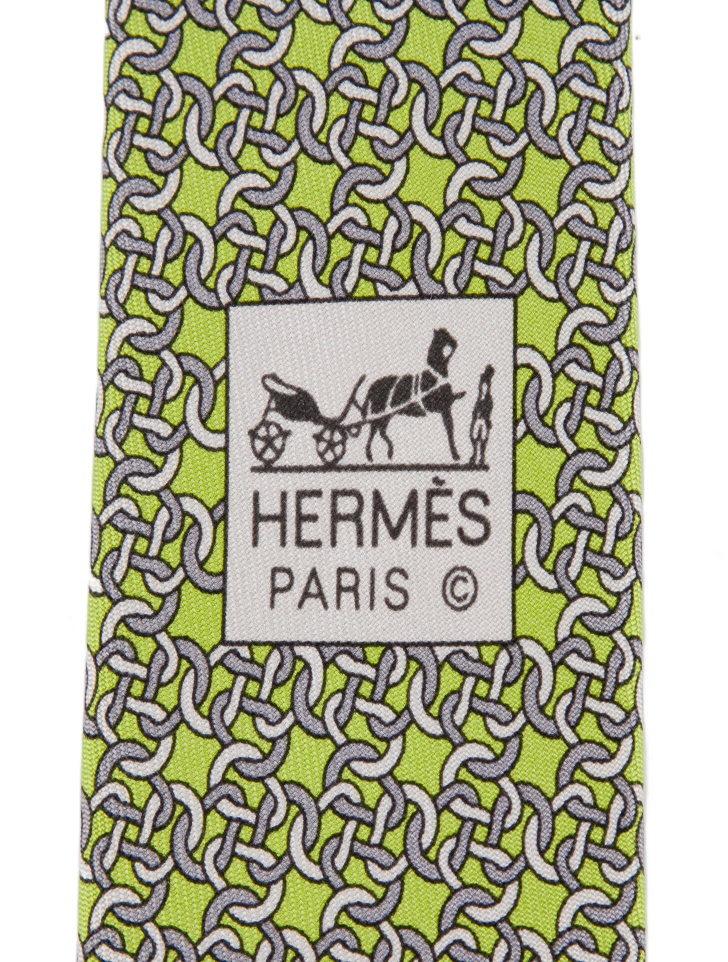 Hermès Silk Pattern Tie