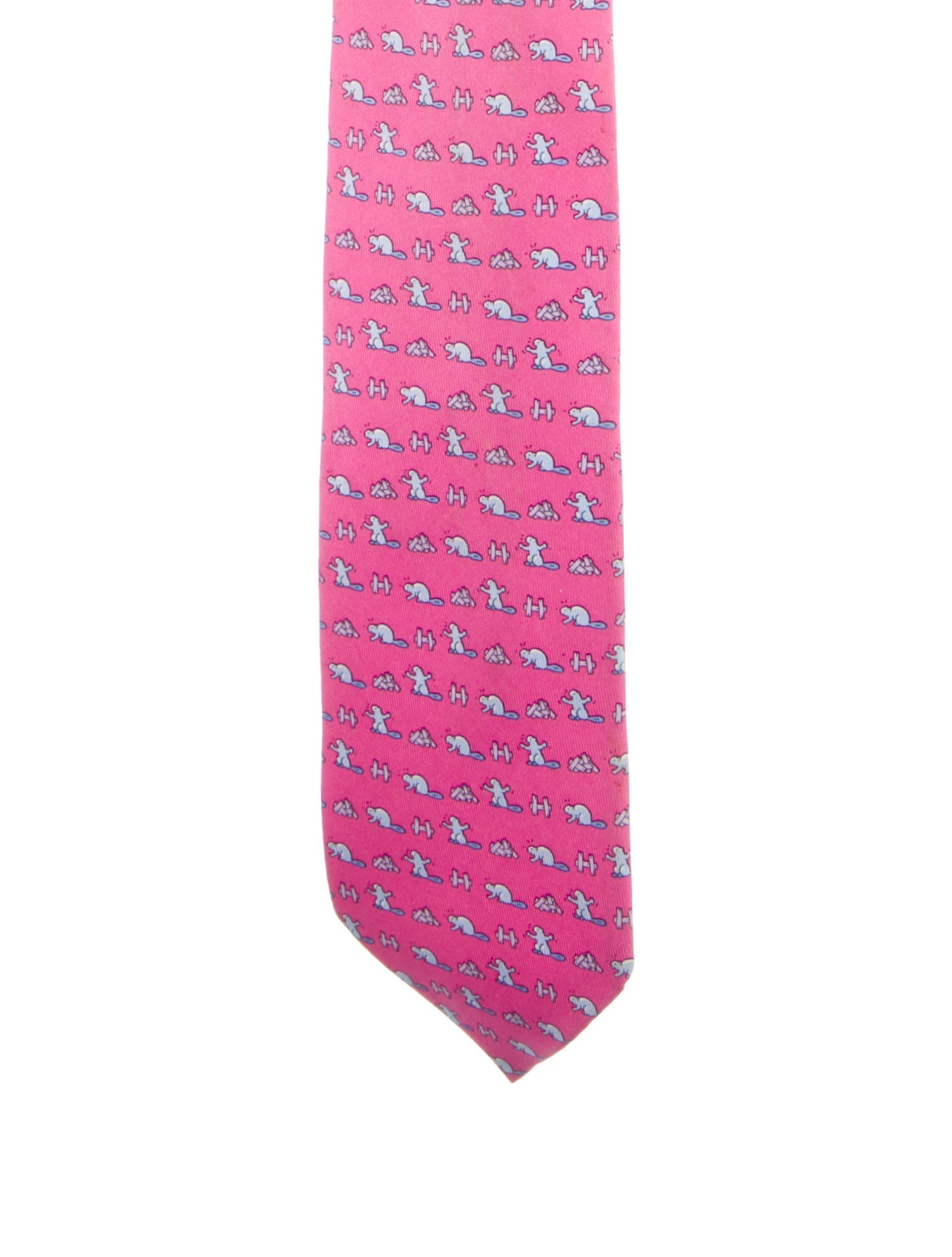 Hermès Silk 'Castor Constructor' Tie