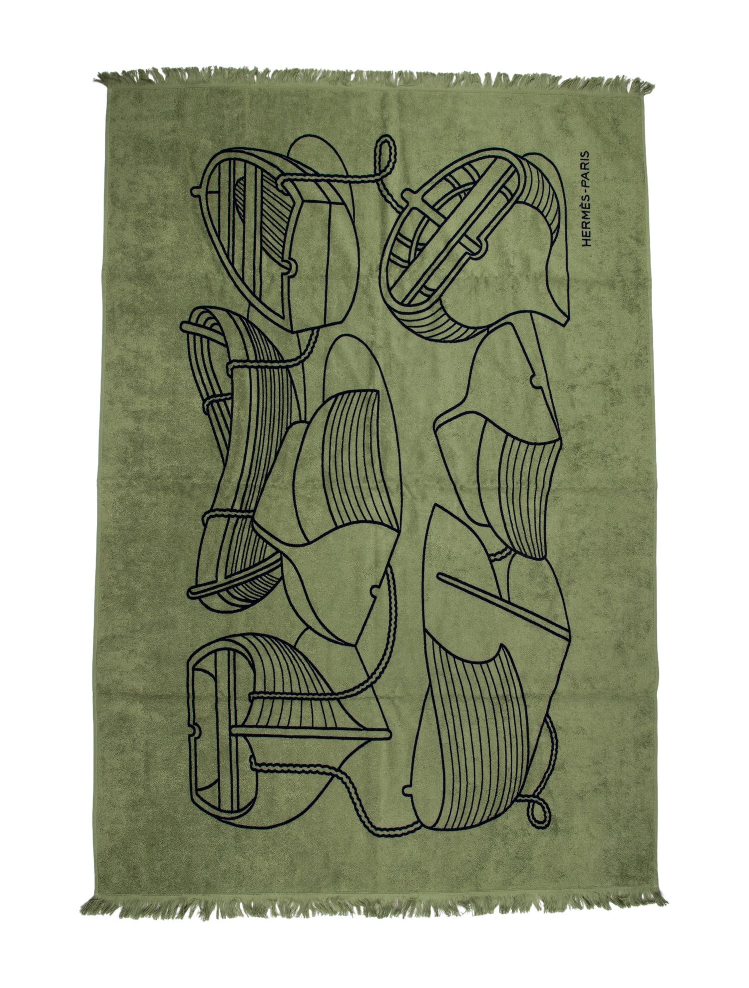 Hermès Small Tatoo Thalassa Yachting Beach Towel