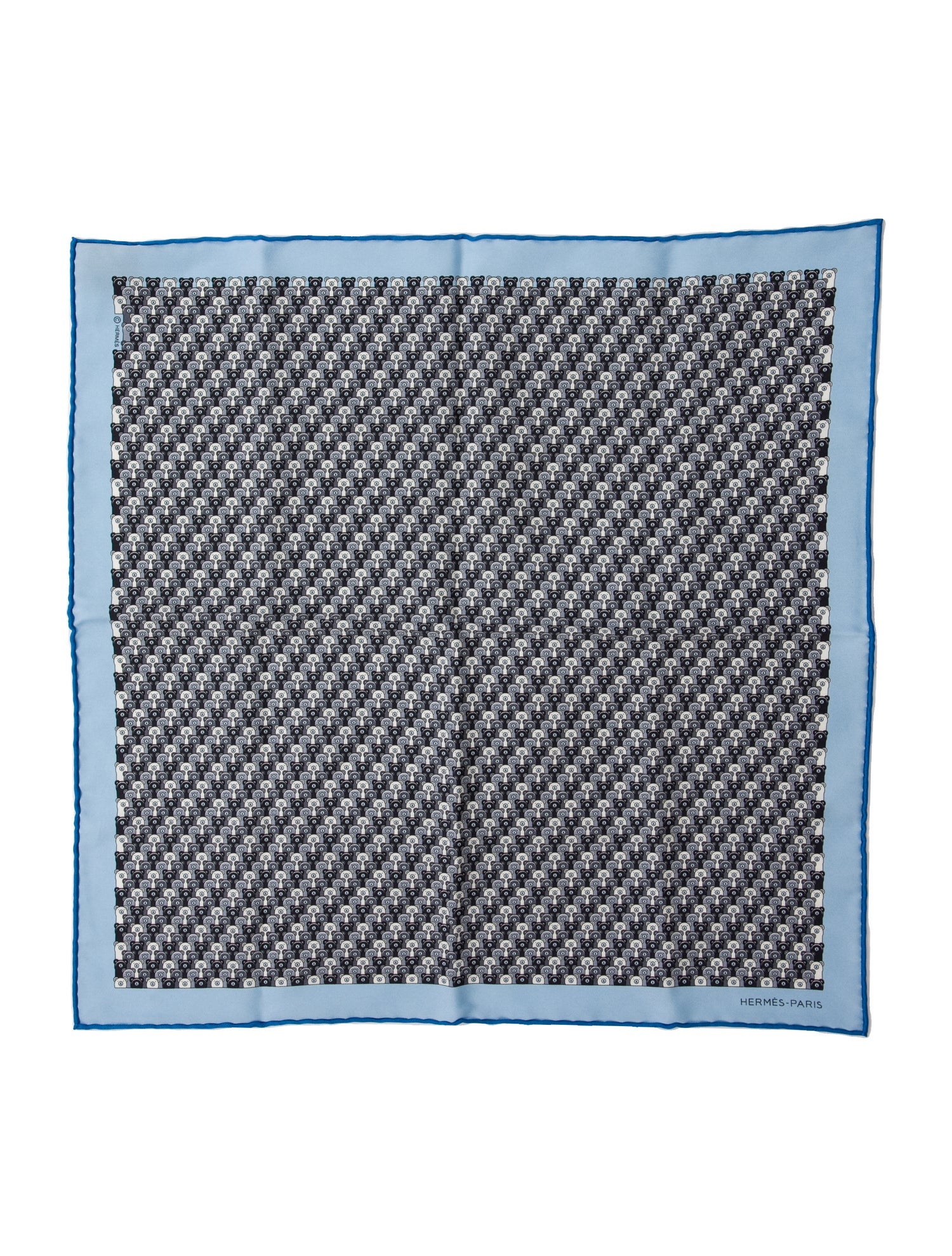 Hermès Ours au Cinema Pocket Square