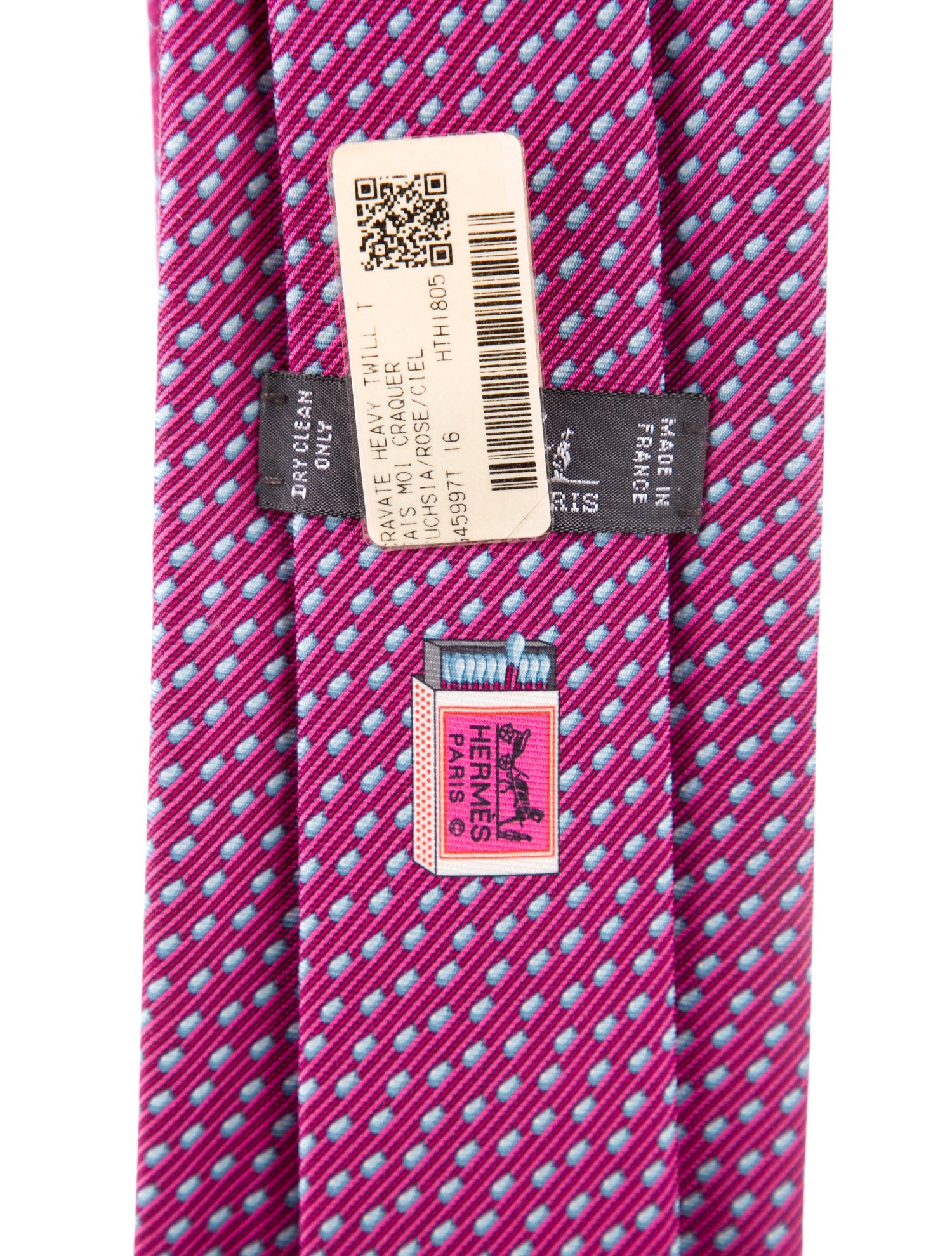 Hermès Printed Silk Tie w/Tags