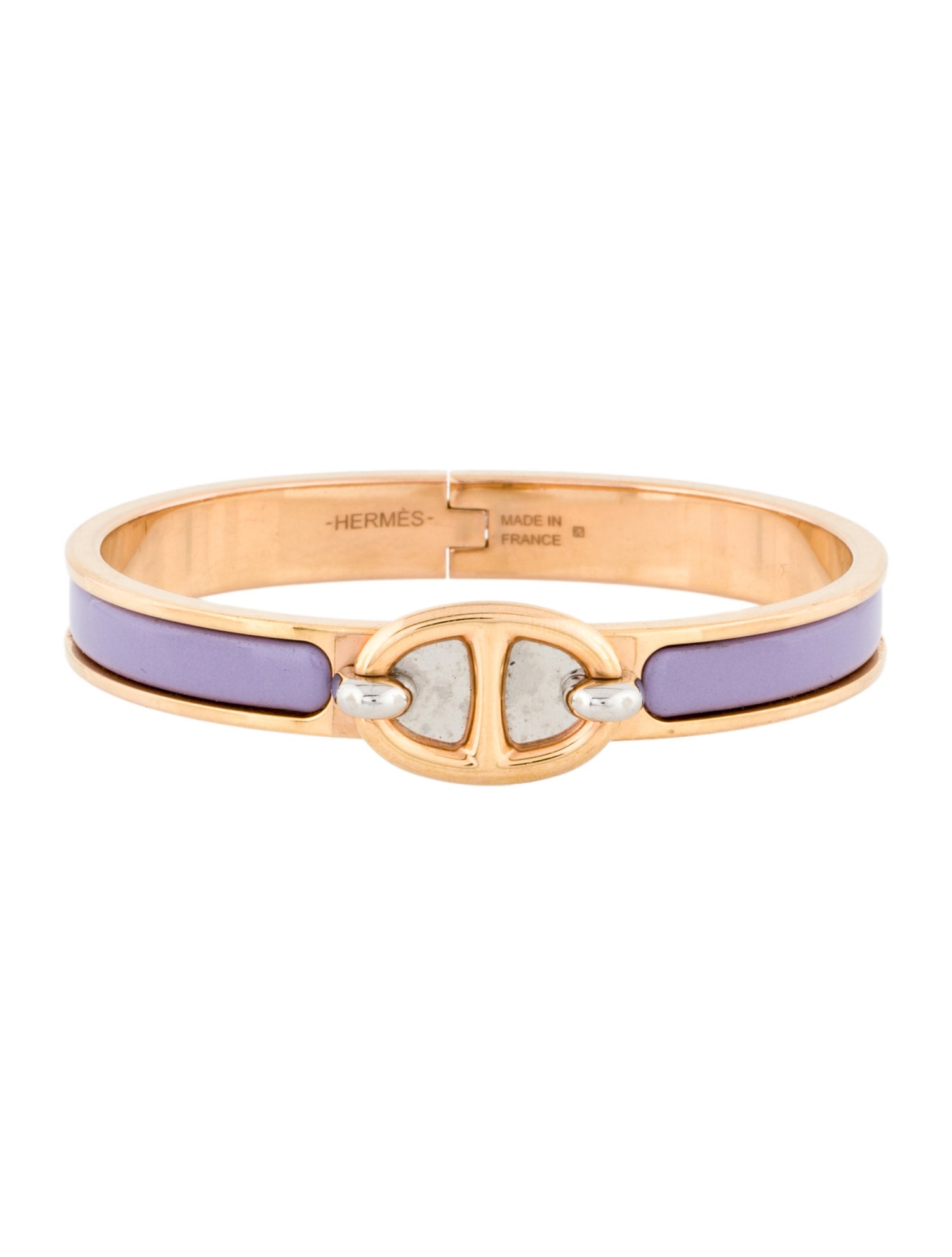 Hermès Mini Clic Chaine d'Ancre Bangle Bracelet