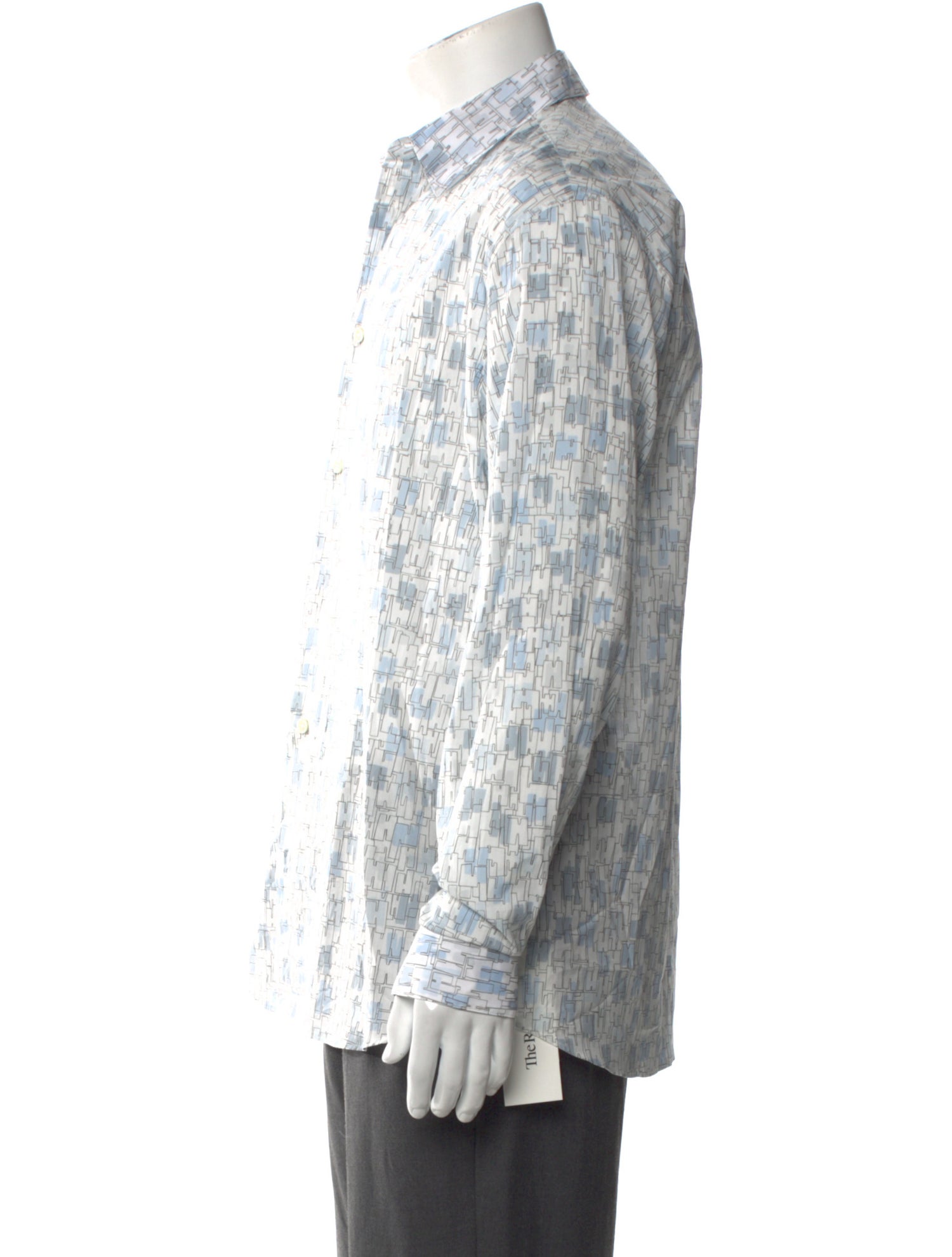 Hermès Printed Long Sleeve Dress Shirt w/ Tags