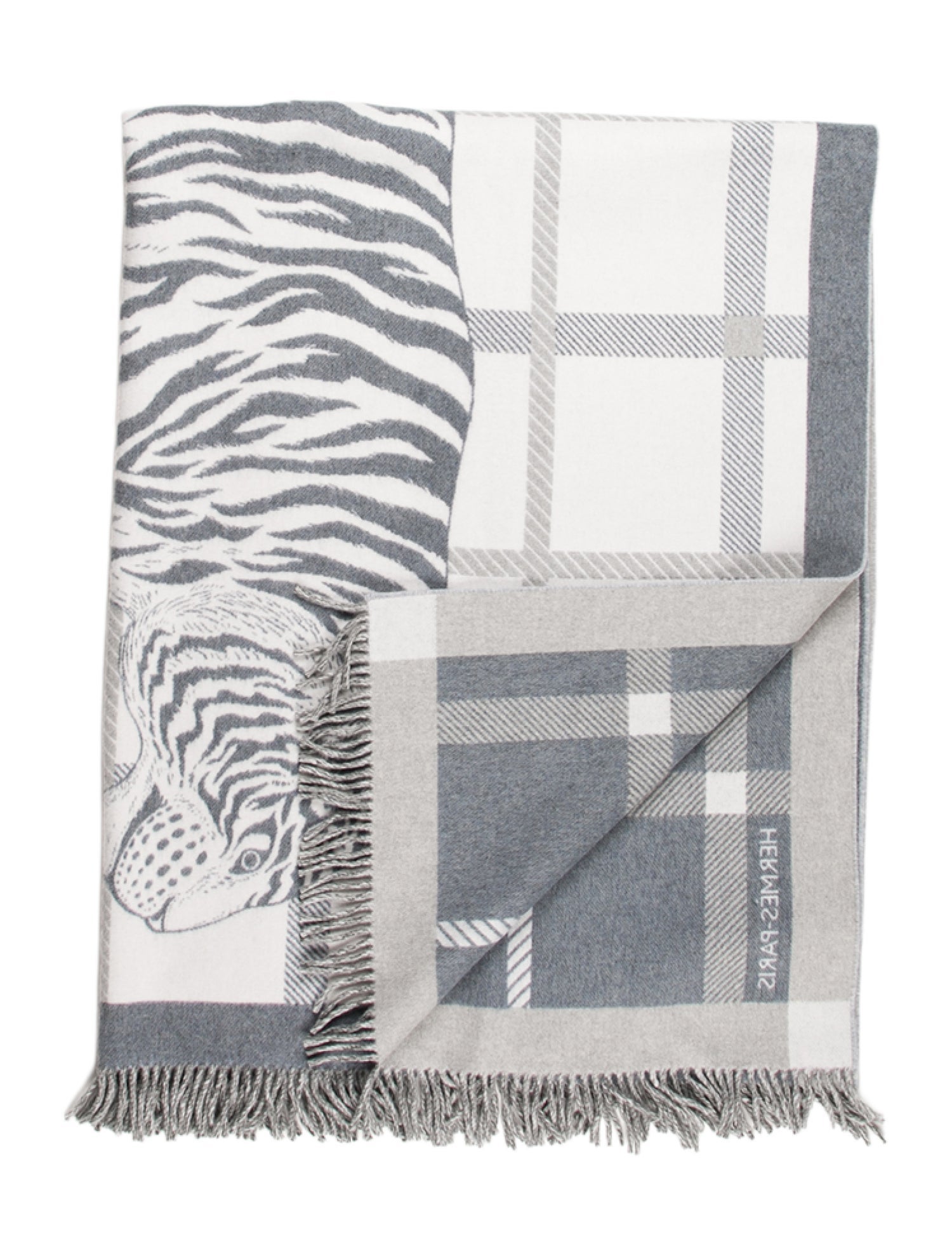Hermès Tigre Altai 2 Throw Blanket
