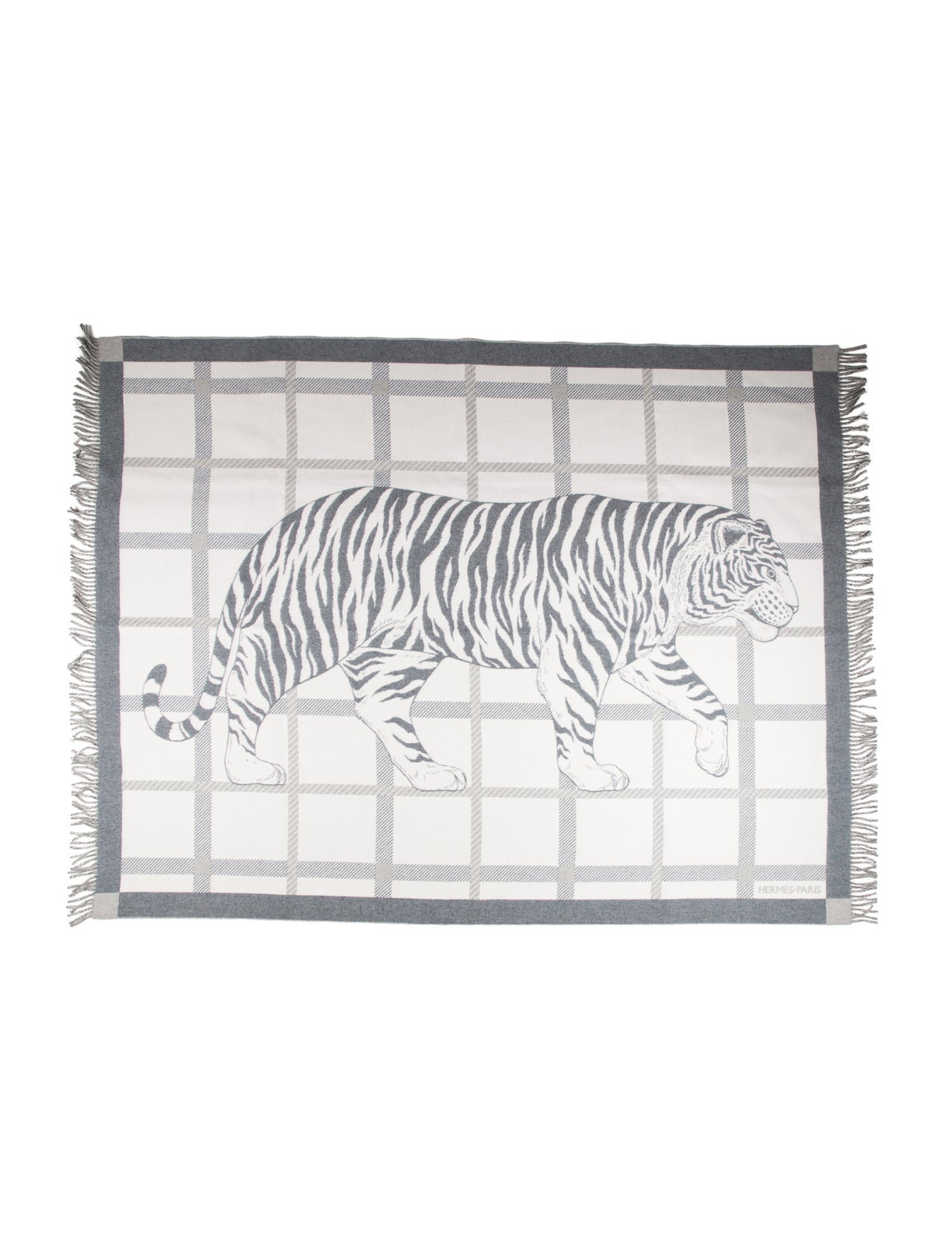 Hermès Tigre Altai 2 Throw Blanket