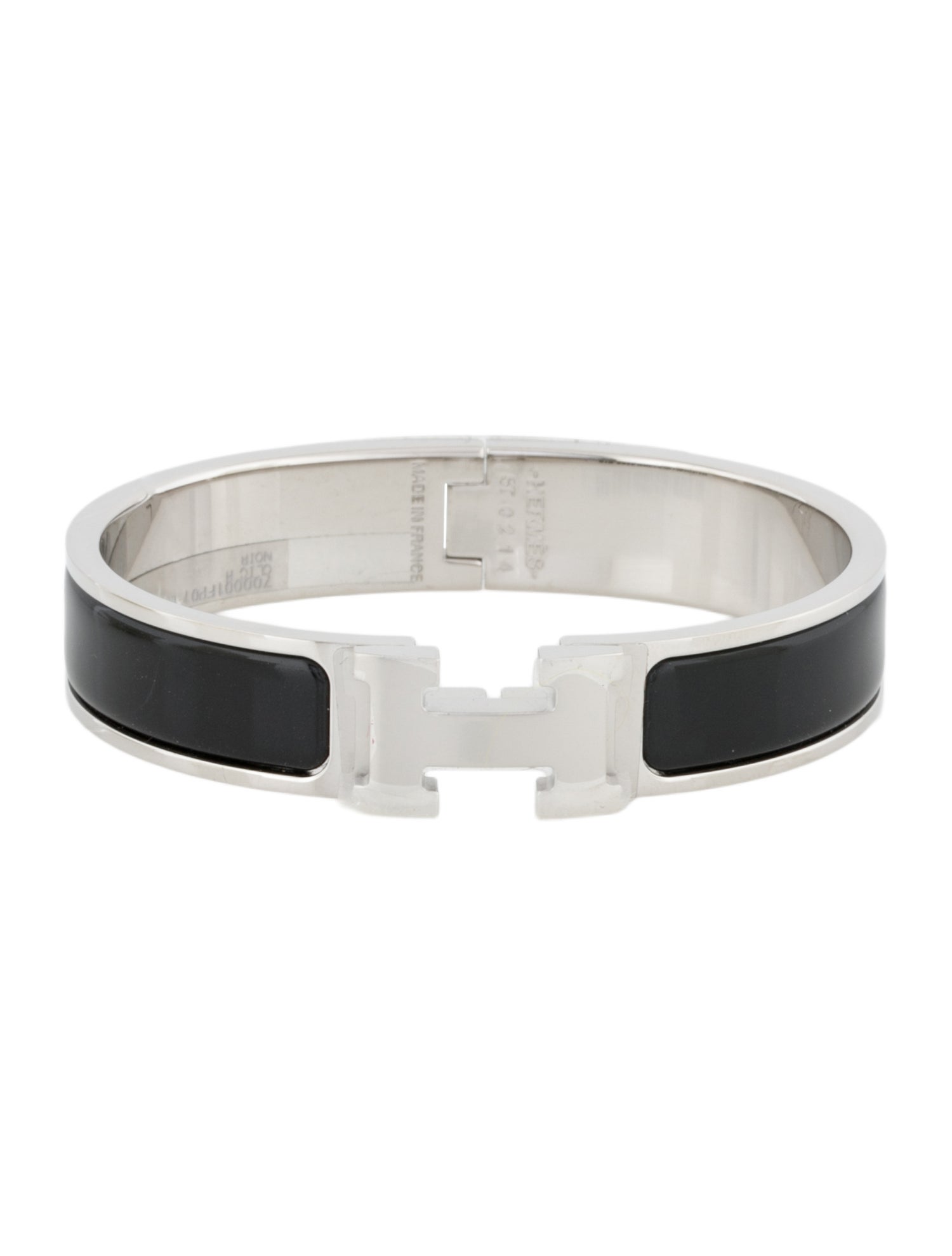 Hermès Clic H Enamel Bangle Bracelet