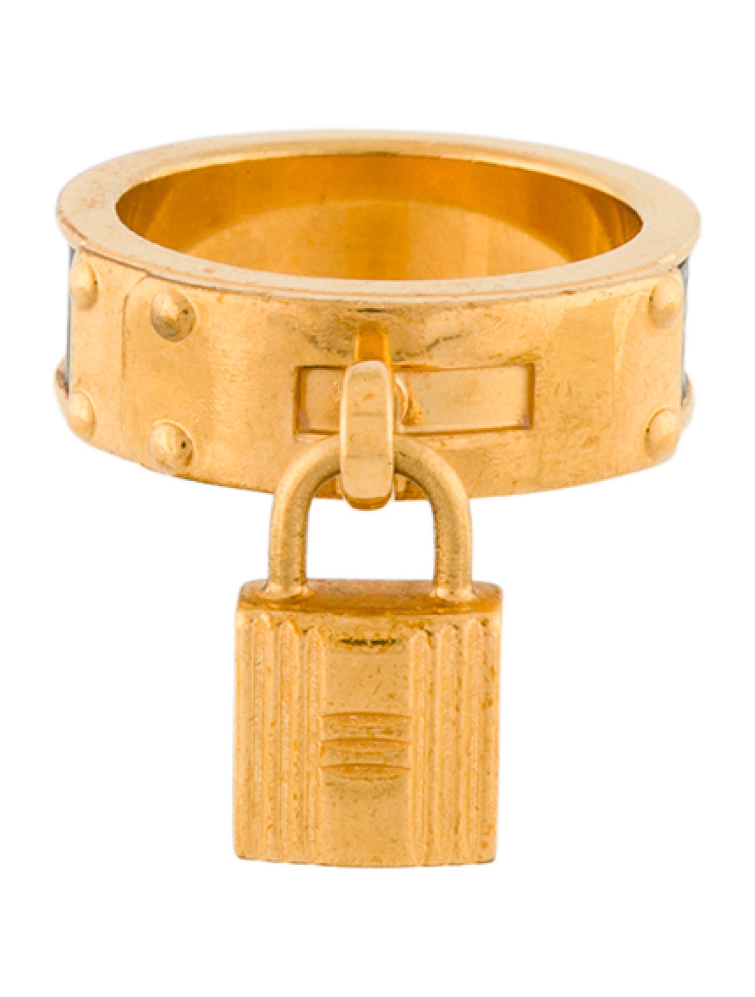 Hermès Lizard Kelly Scarf Ring