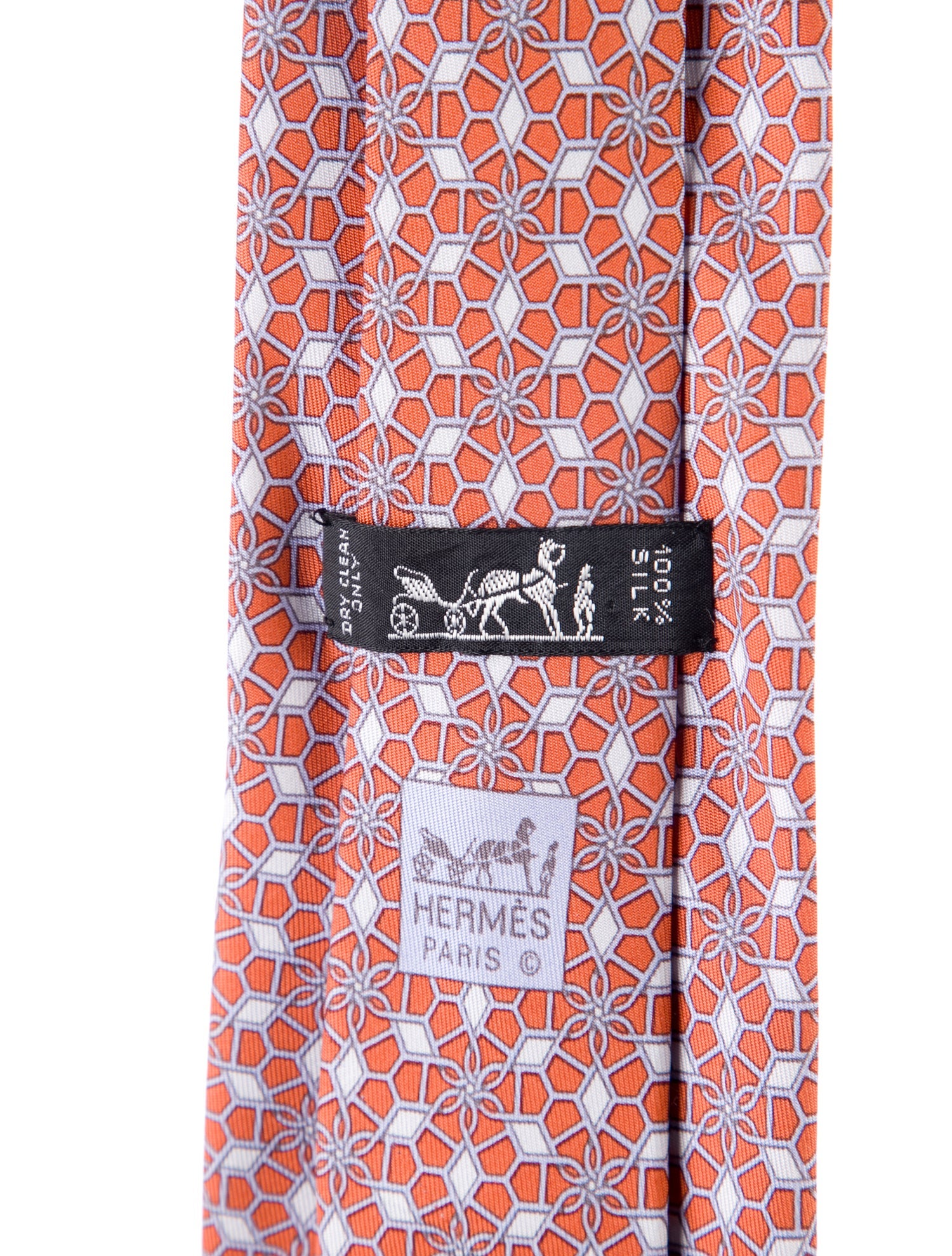 Hermès Silk Pattern Tie