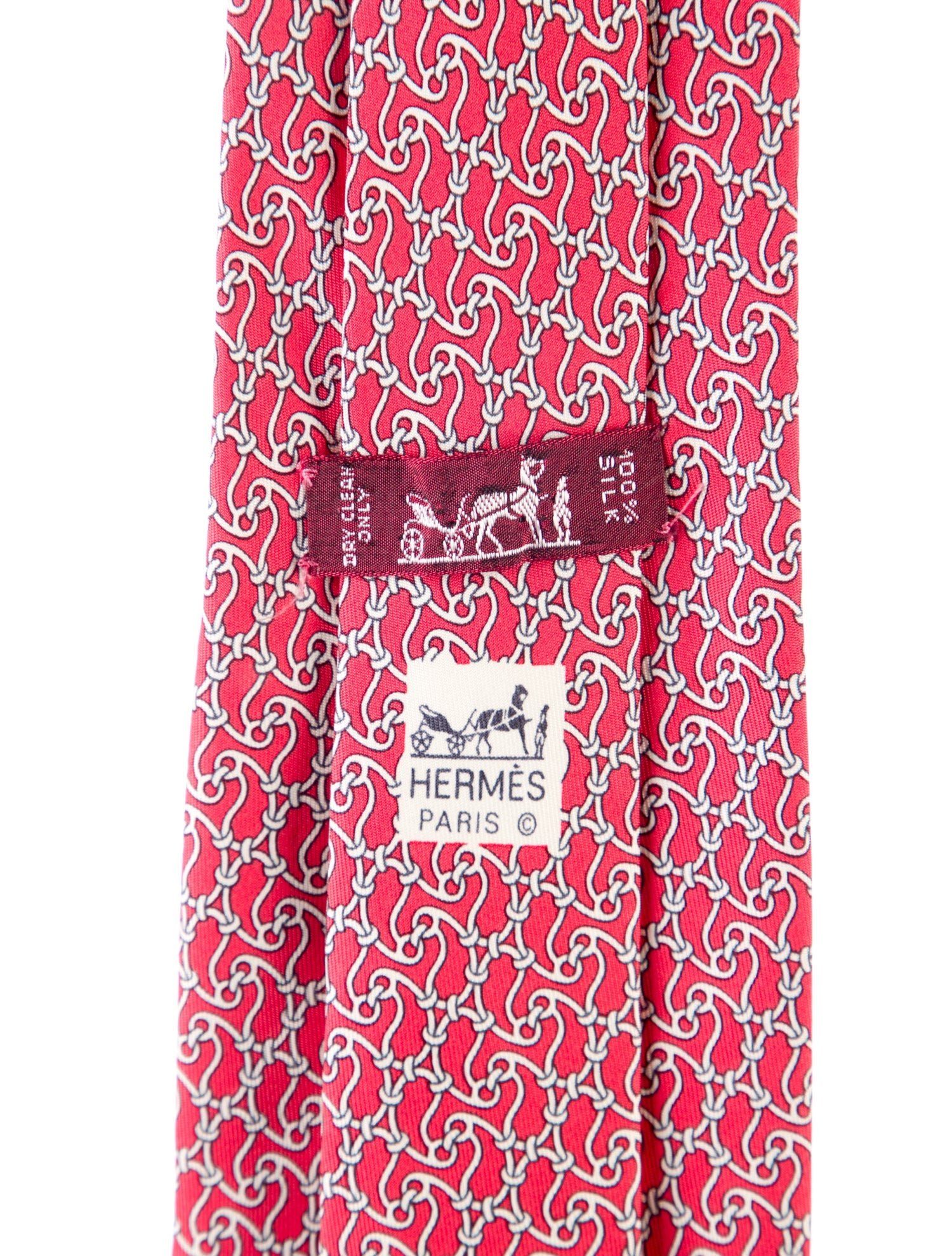 Hermès Silk Pattern Tie