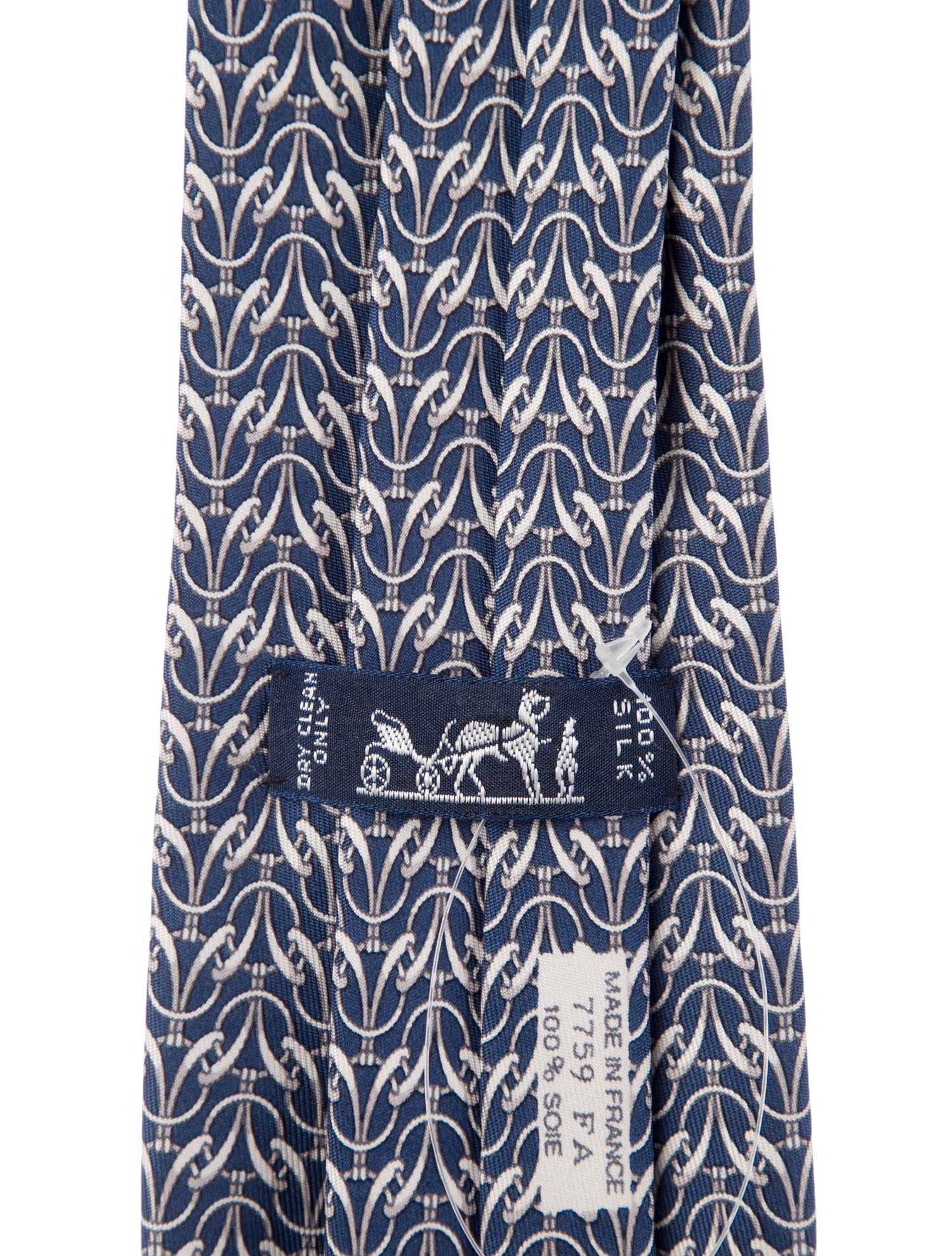 Hermès Silk Print Tie