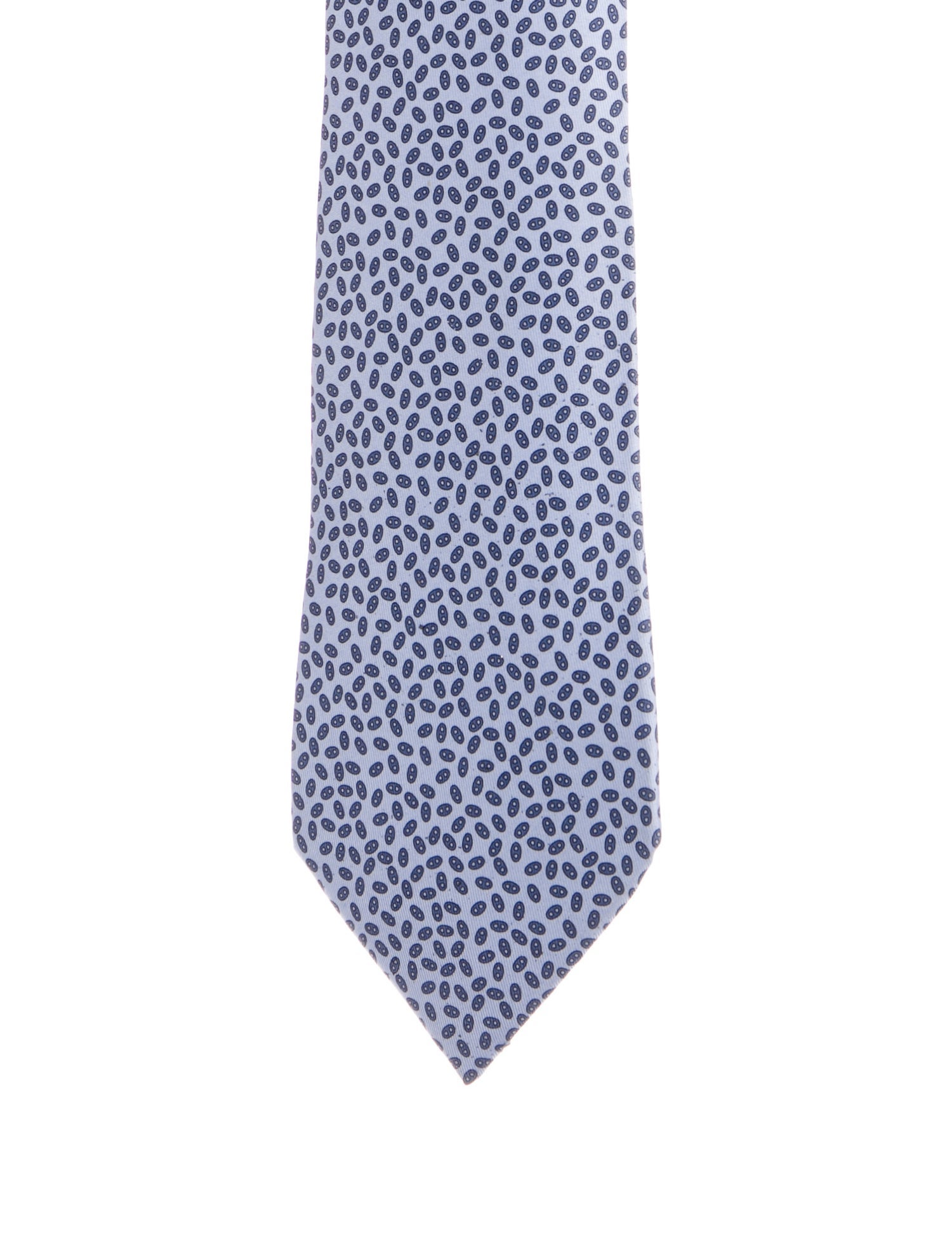 Hermès pattern print tie