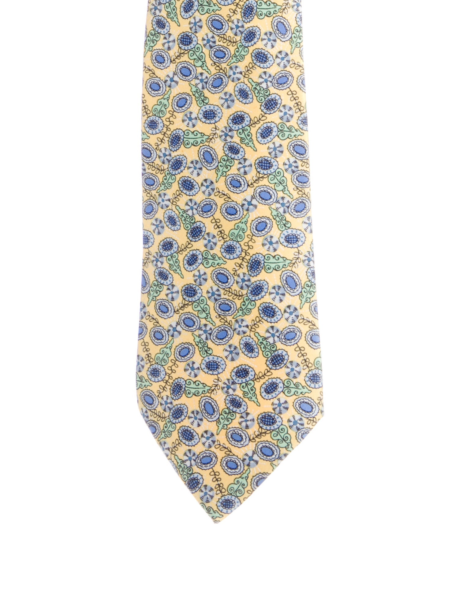 Hermès pattern print tie
