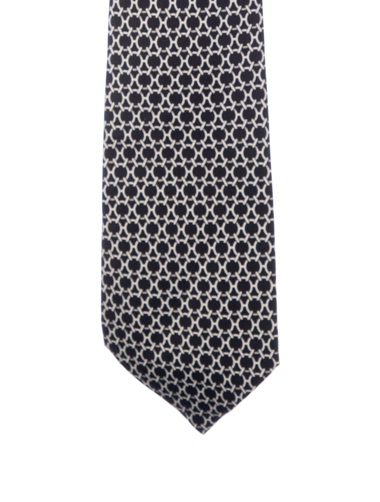 Hermès Silk Print Tie