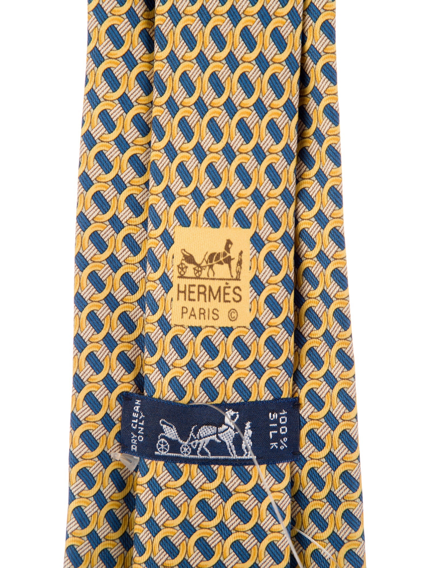 Hermès Silk Print Tie