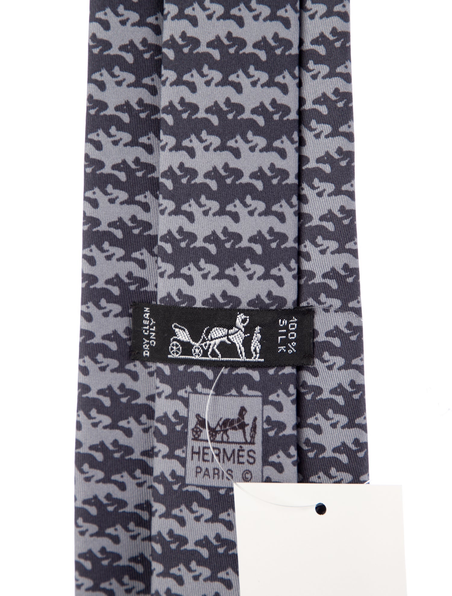 Hermès Silk Print Tie