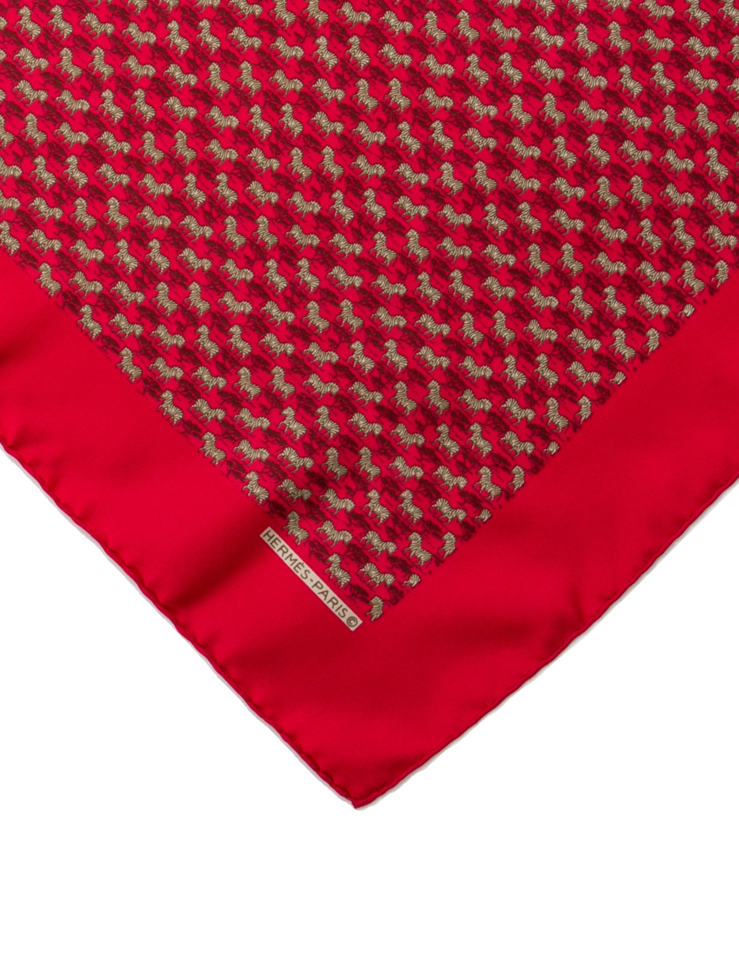 Hermès Pocket Square Silk Scarf