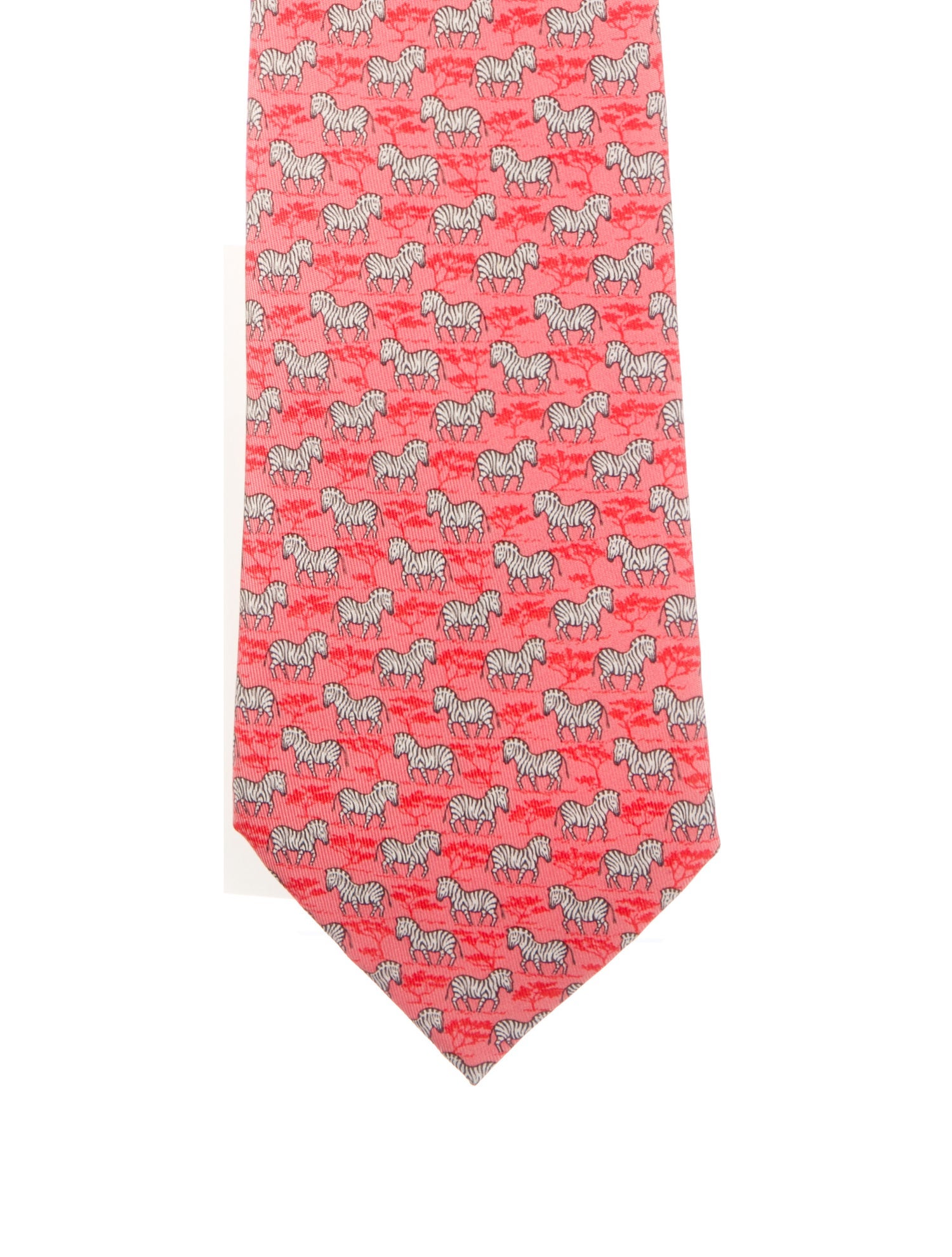 Hermès Silk Print Tie
