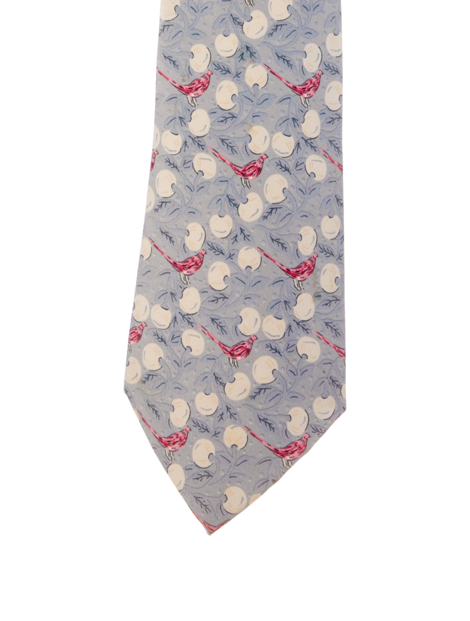 Hermès pattern print tie