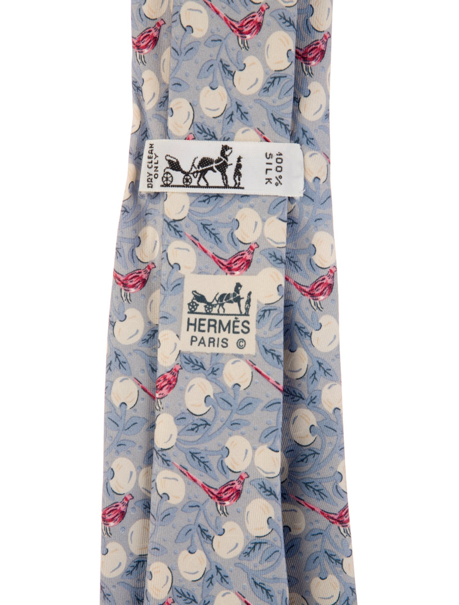 Hermès pattern print tie