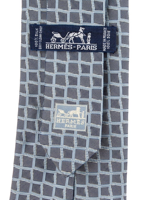 Hermès Silk Pattern Tie